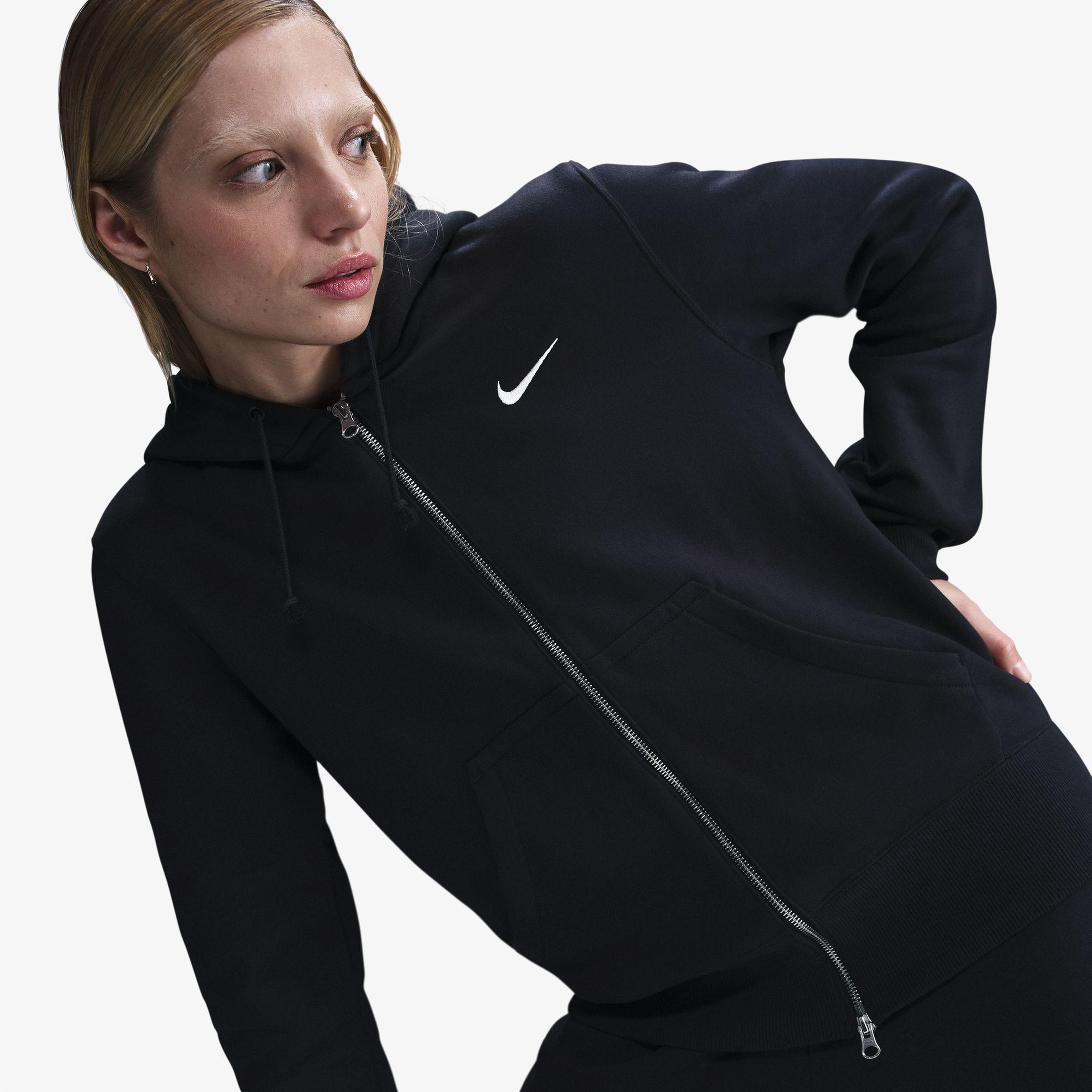 Nike Sportswear Phoenix Fleece Kadın Siyah Hoodie