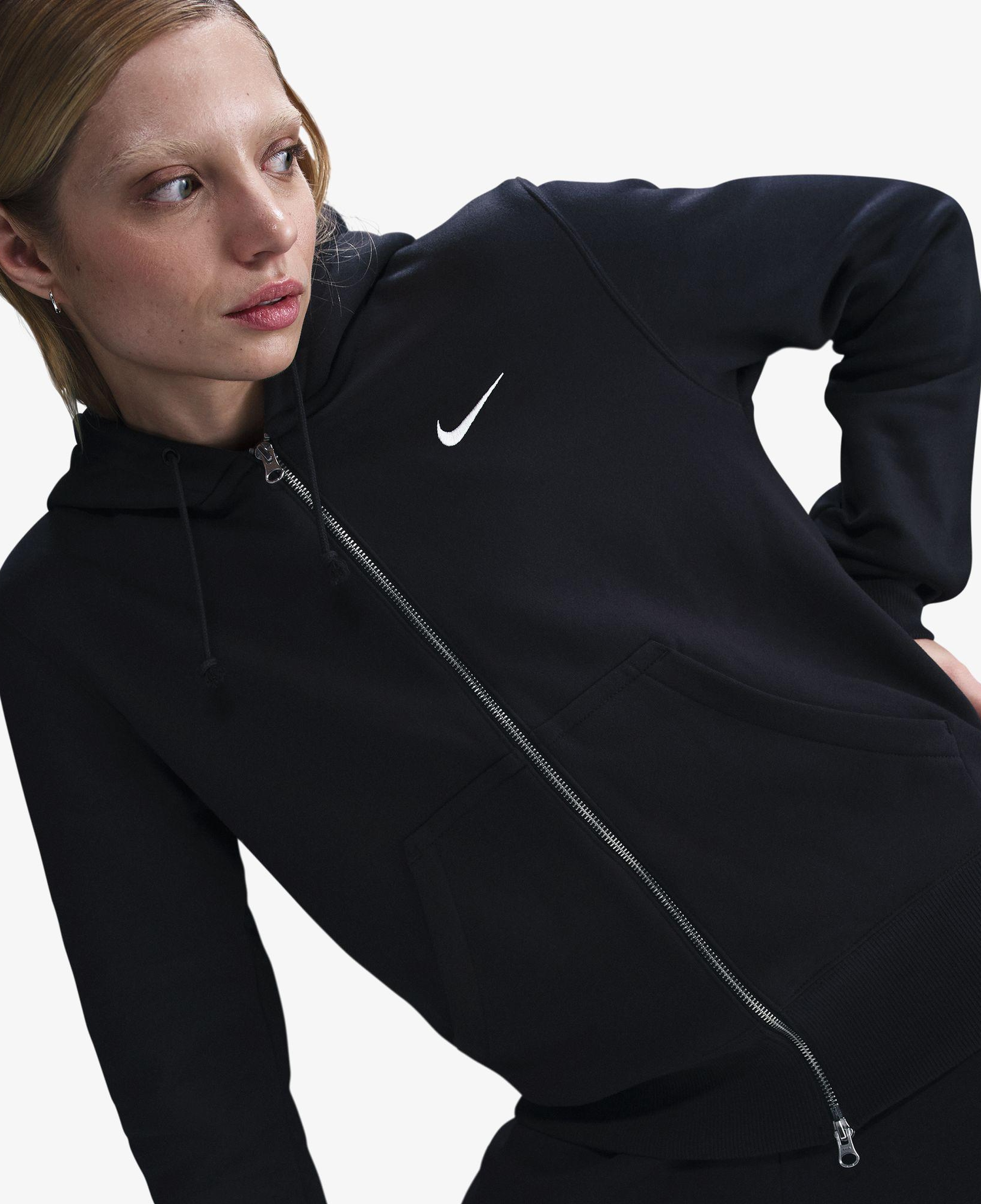 Nike Sportswear Phoenix Fleece Kadın Siyah Hoodie