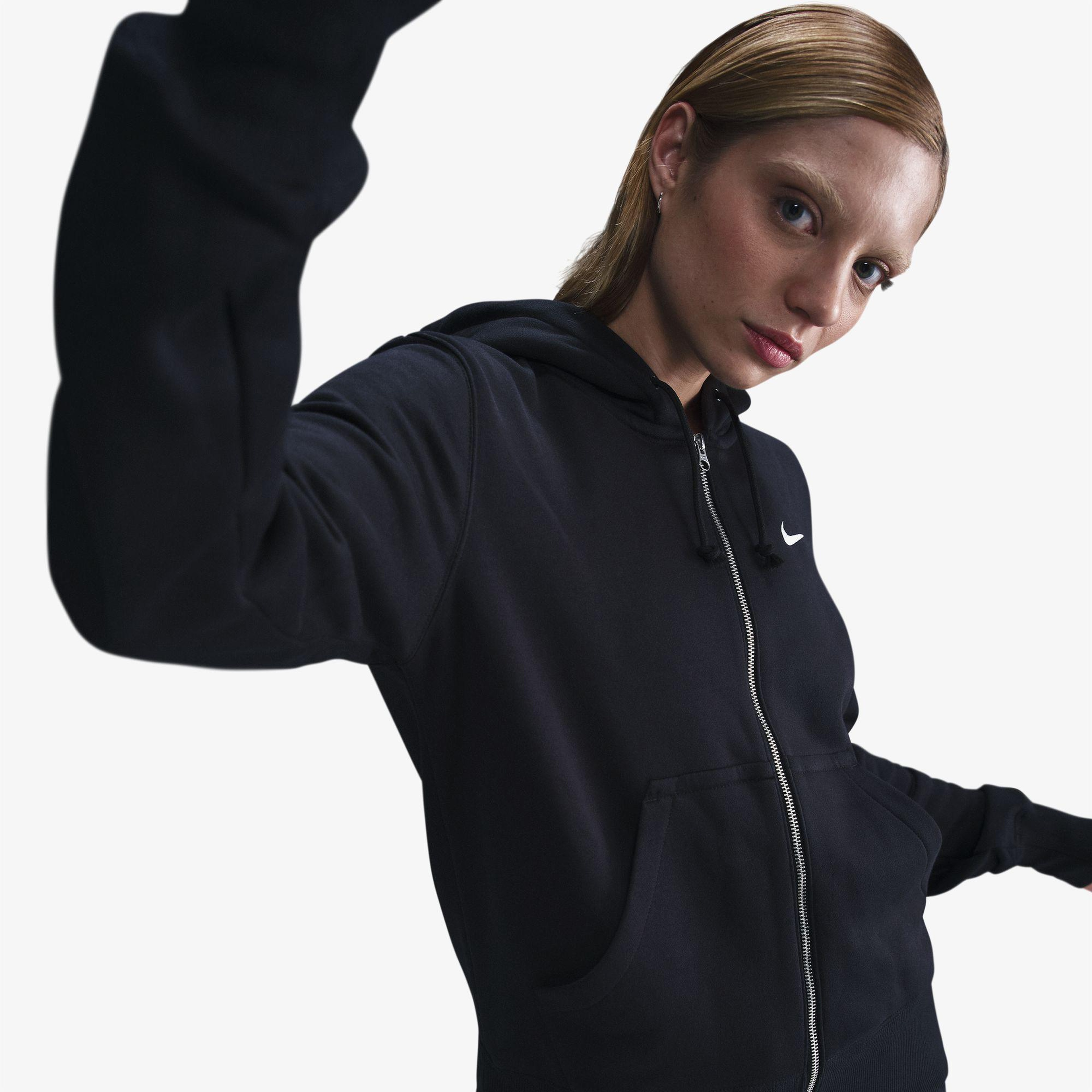 Nike Sportswear Phoenix Fleece Kadın Siyah Hoodie