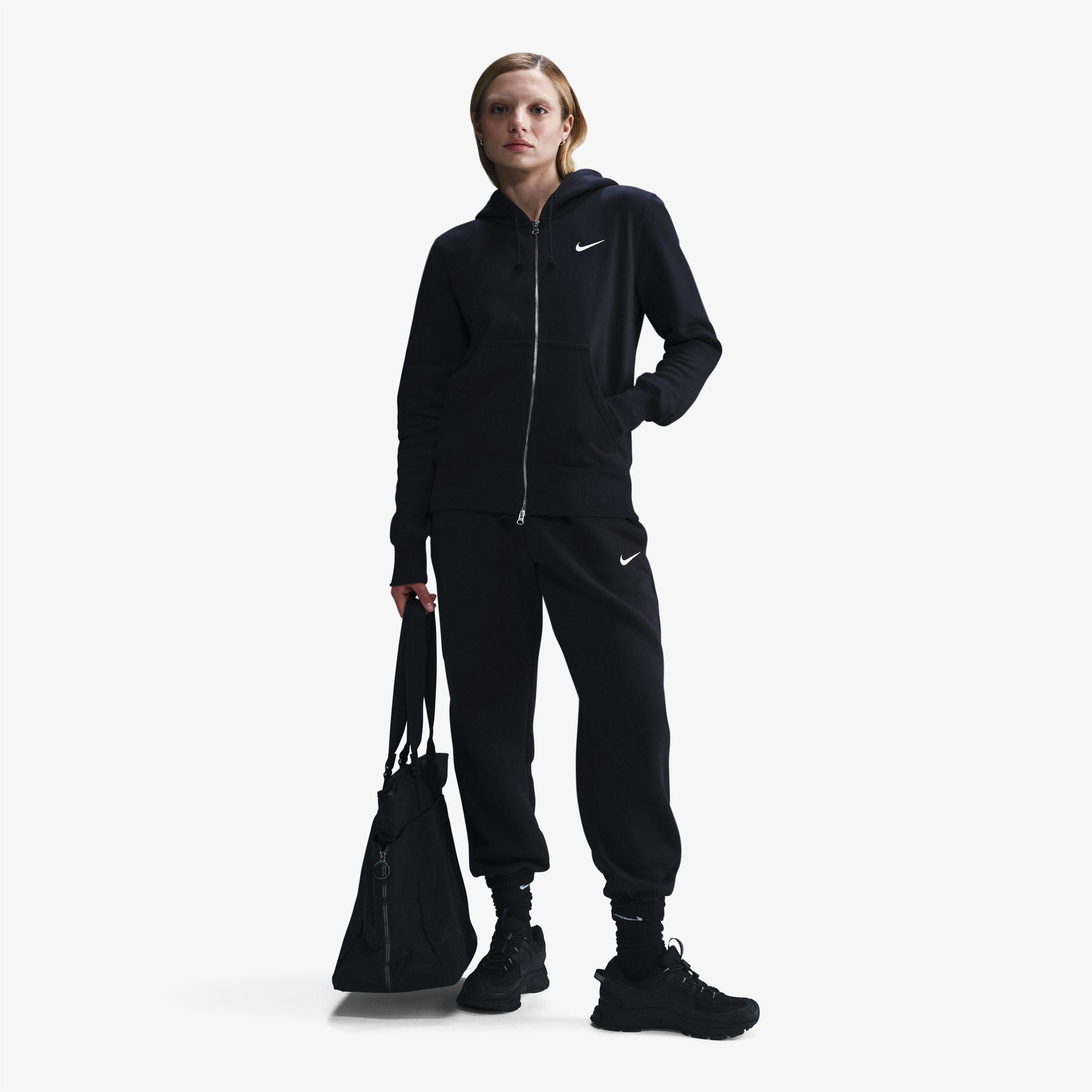 Nike Sportswear Phoenix Fleece Kadın Siyah Hoodie