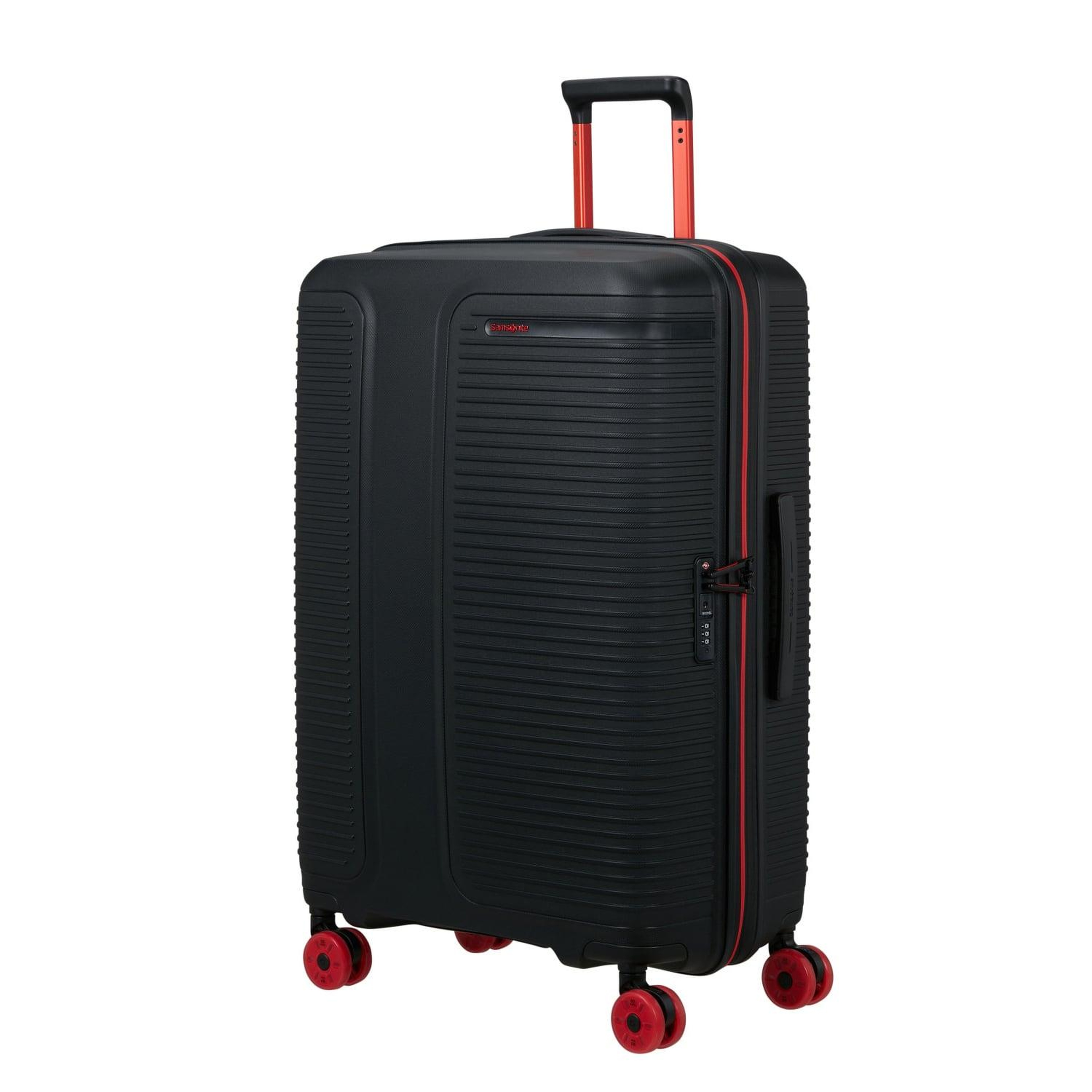 Samsonite Prodiver Spinner Siyah - 75/28 Körüklü Büyük Boy Valiz