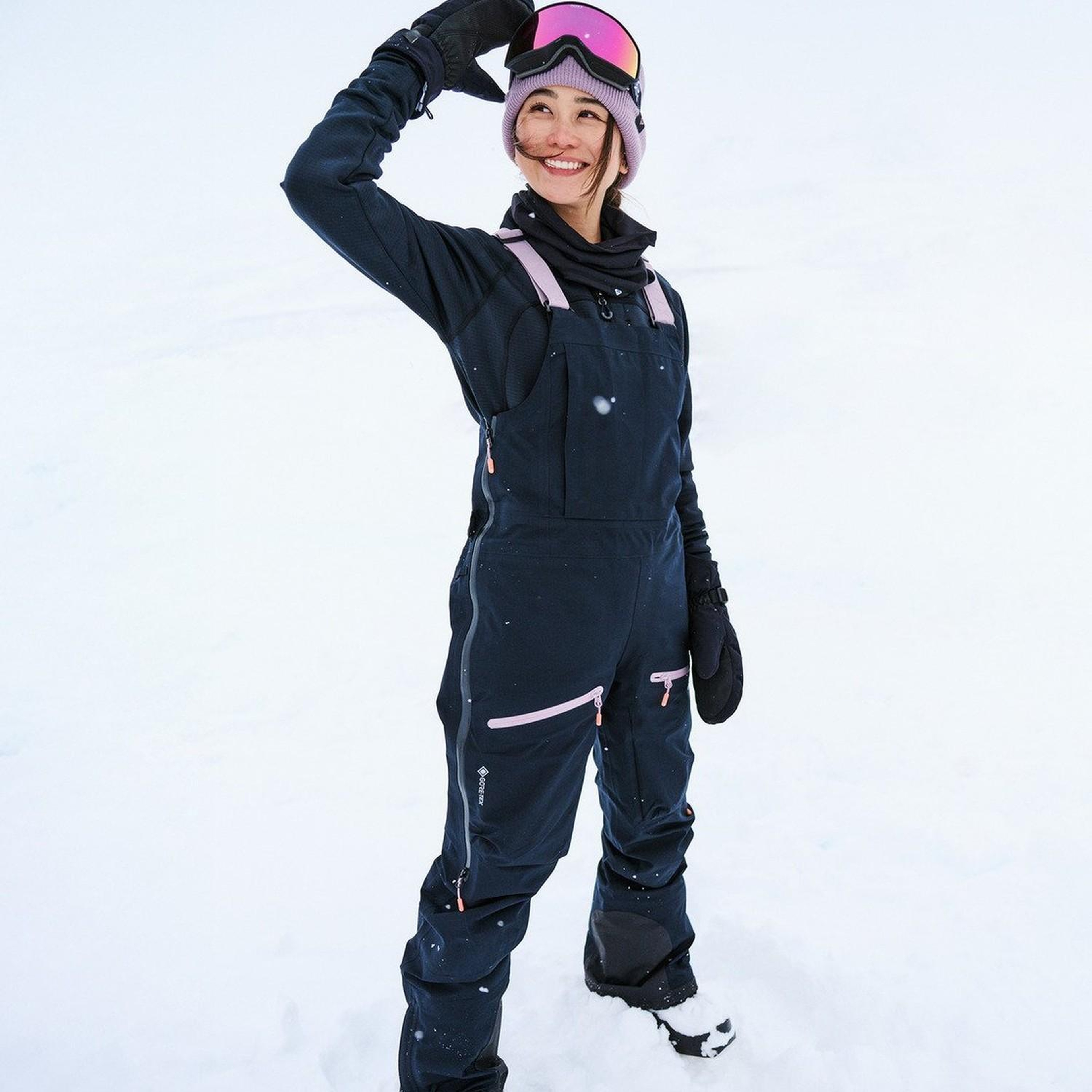 Roxy Gore-Tex Lunalite3l Kadın Siyah Snowboard Pantolonu