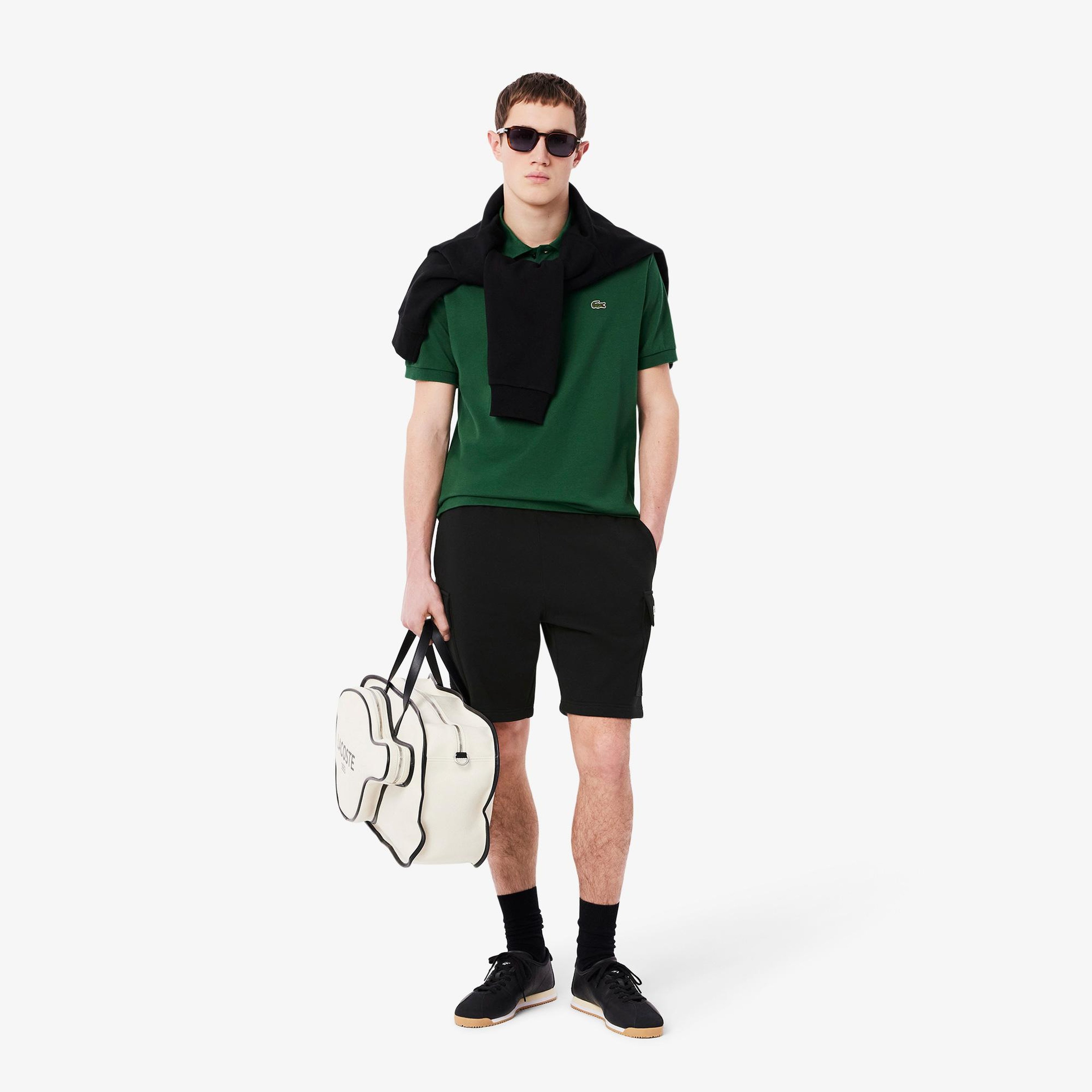 Erkek Regular Fit Siyah Şort