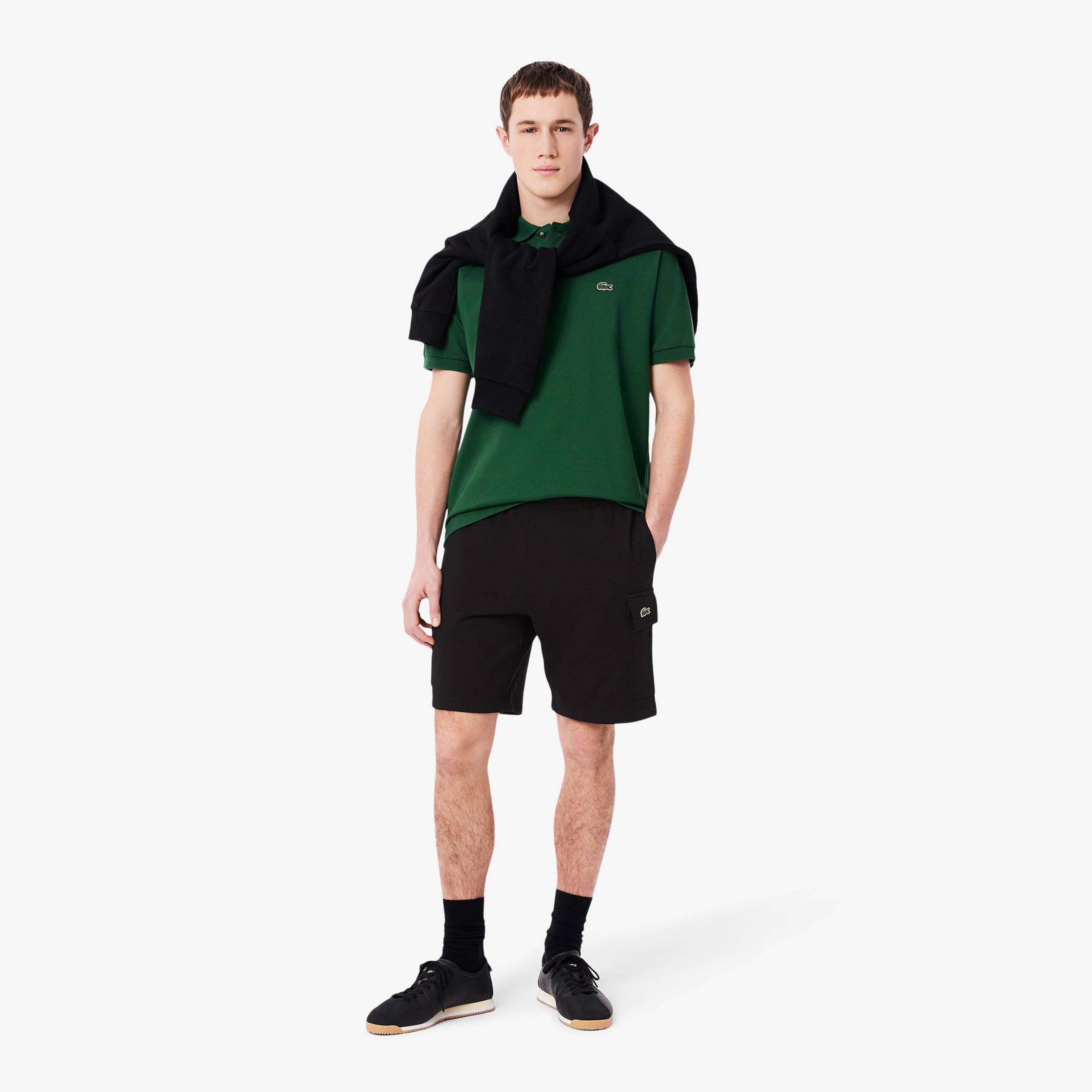 Erkek Regular Fit Siyah Şort