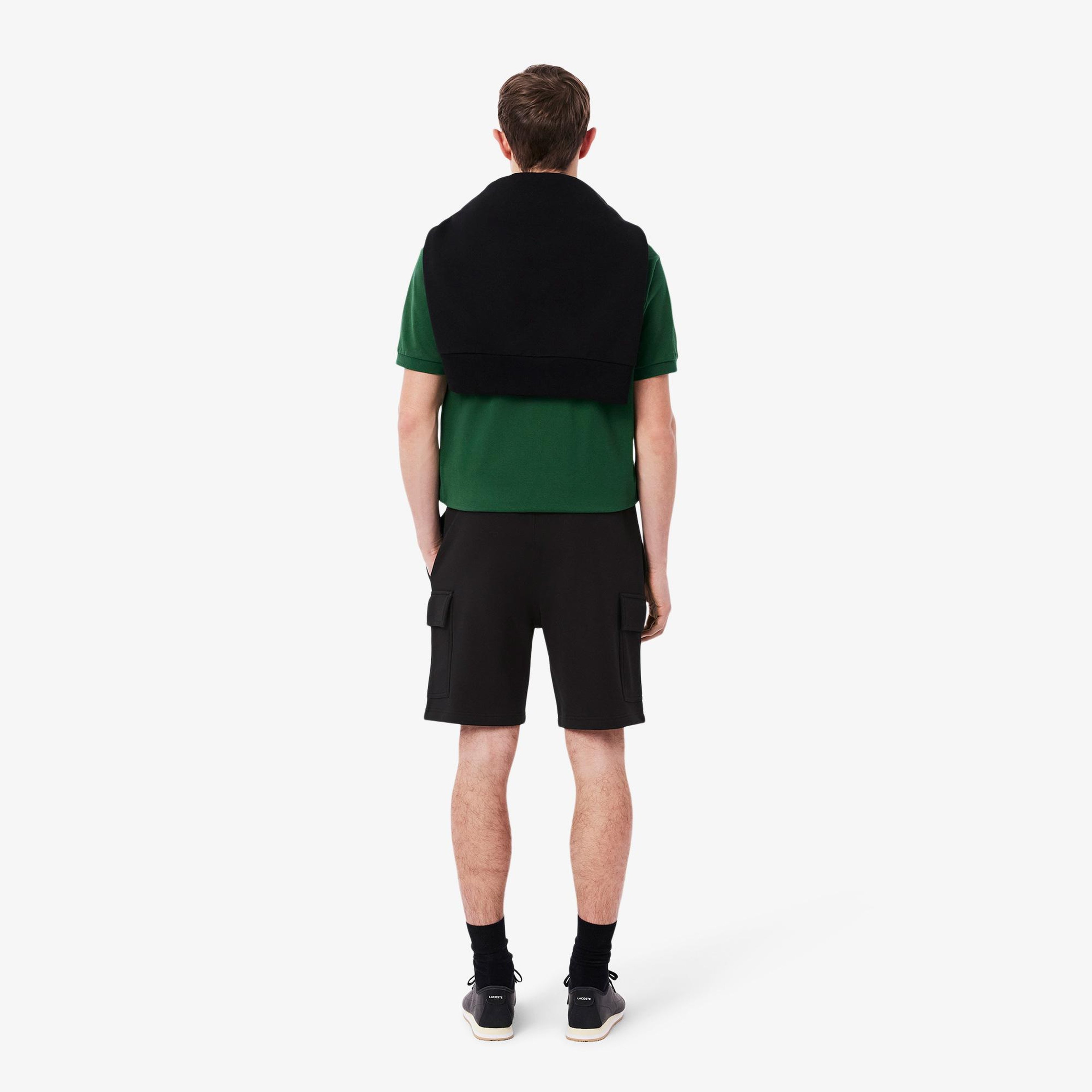 Erkek Regular Fit Siyah Şort