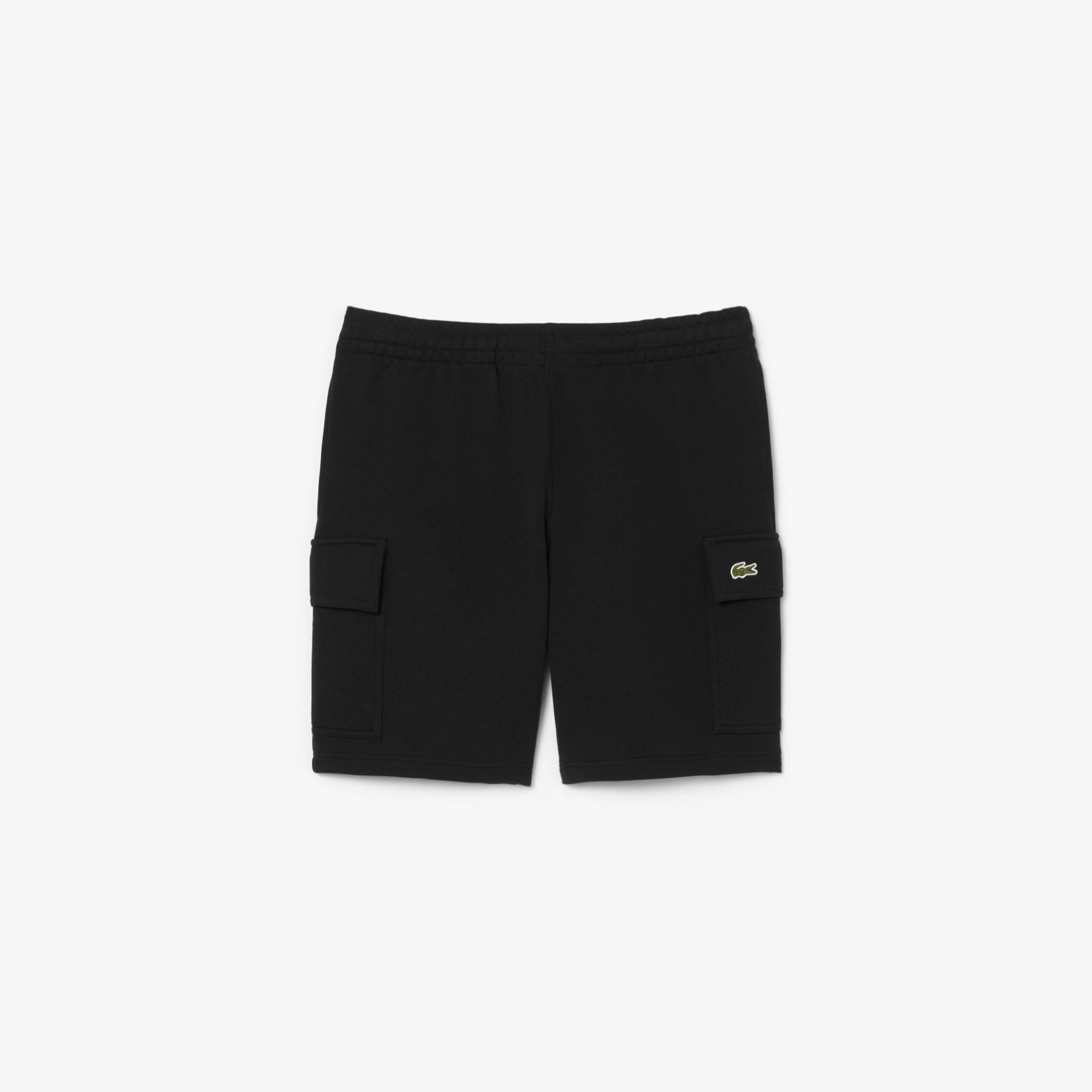 Erkek Regular Fit Siyah Şort