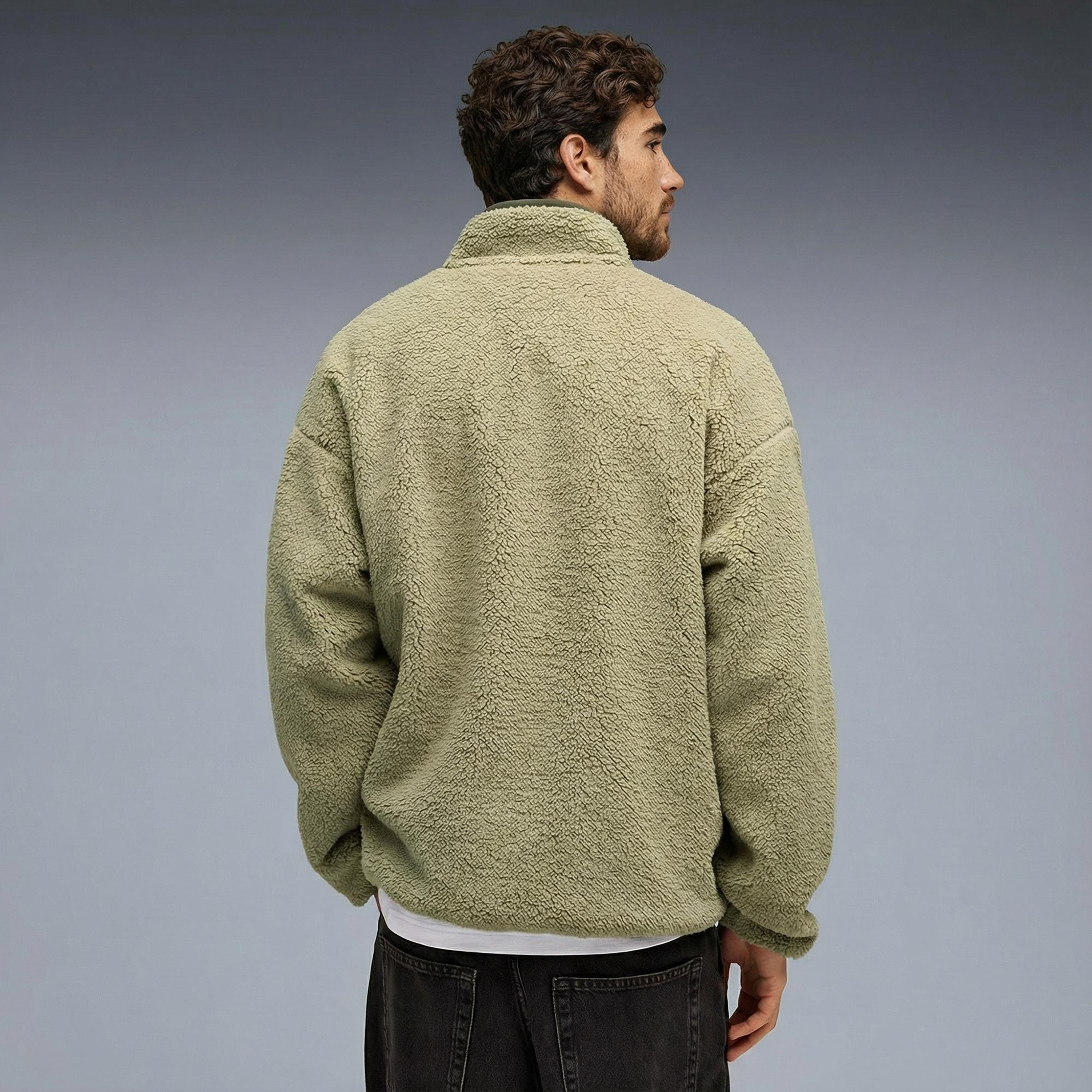 Puma Reversible Sherpa  Erkek Haki Ceket