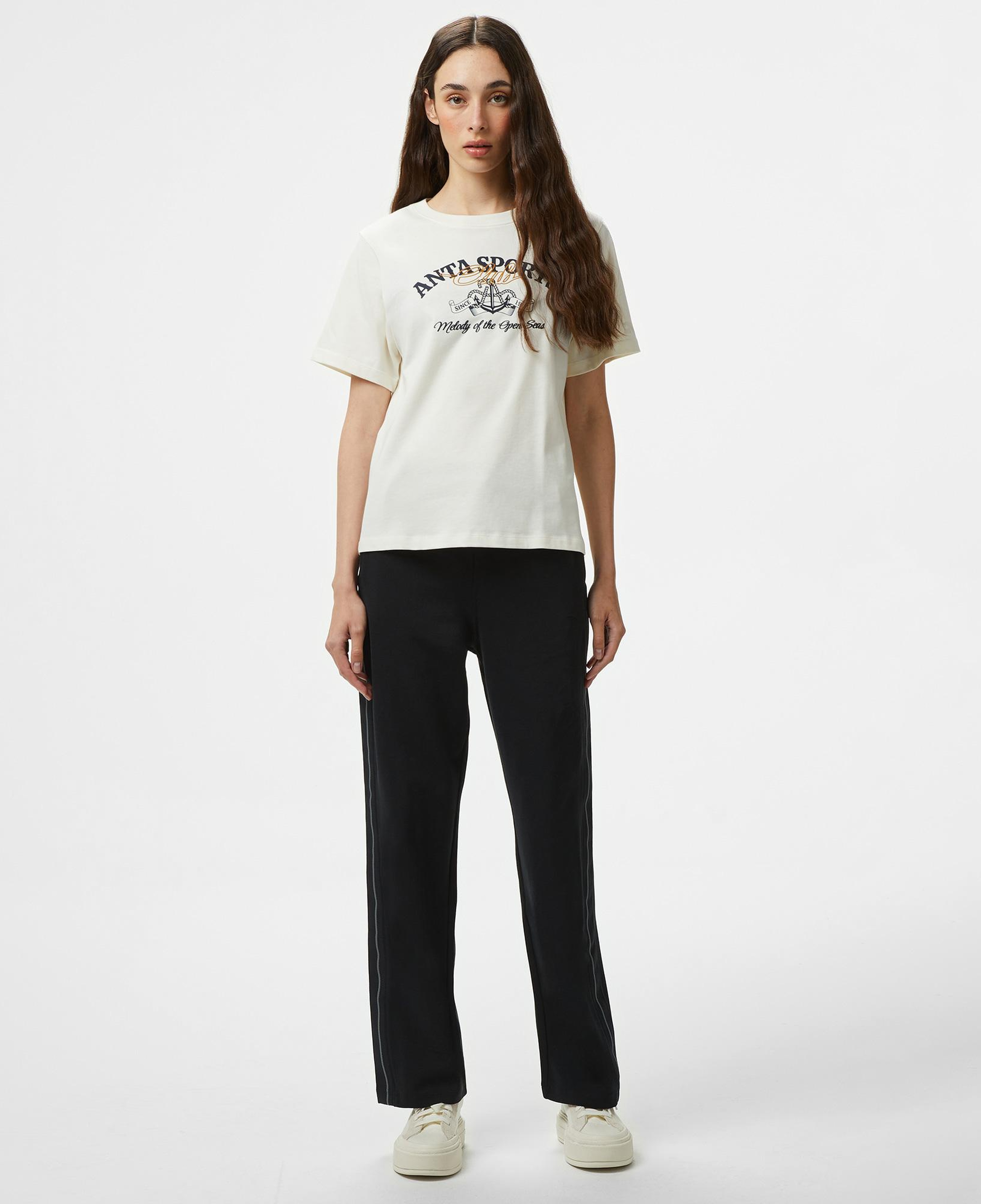 Anta Sports Club Kadın Beyaz T-Shirt