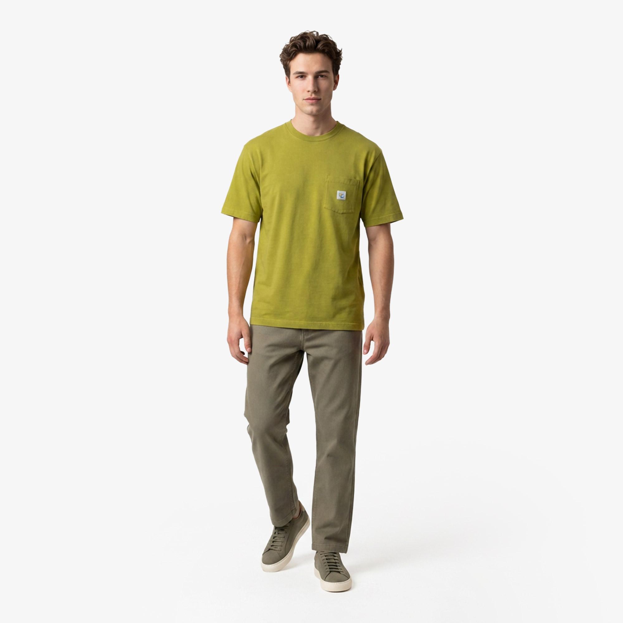 Huf Total Eclipse Knit Box Erkek Yeşil T-Shirt