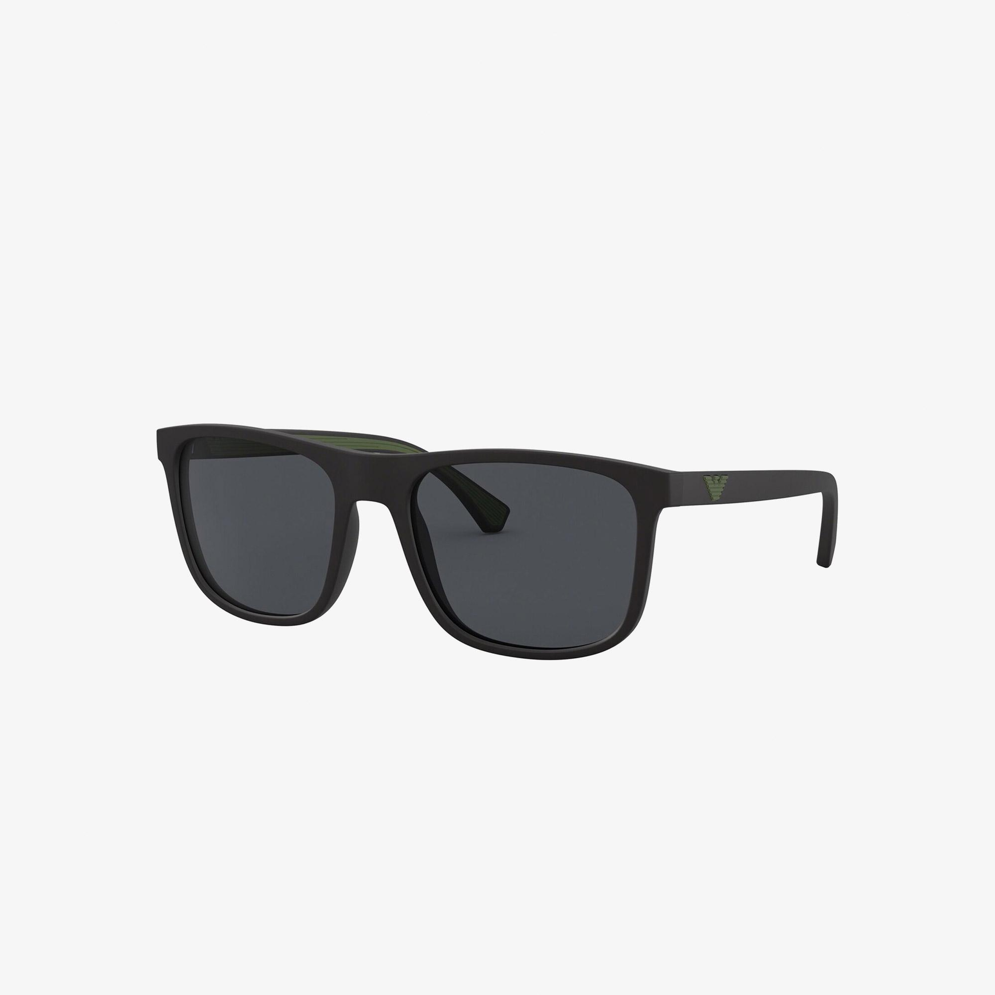 Emporio Armani 0EA4129 Erkek Mat Siyah - Camo Güneş Gözlüğü