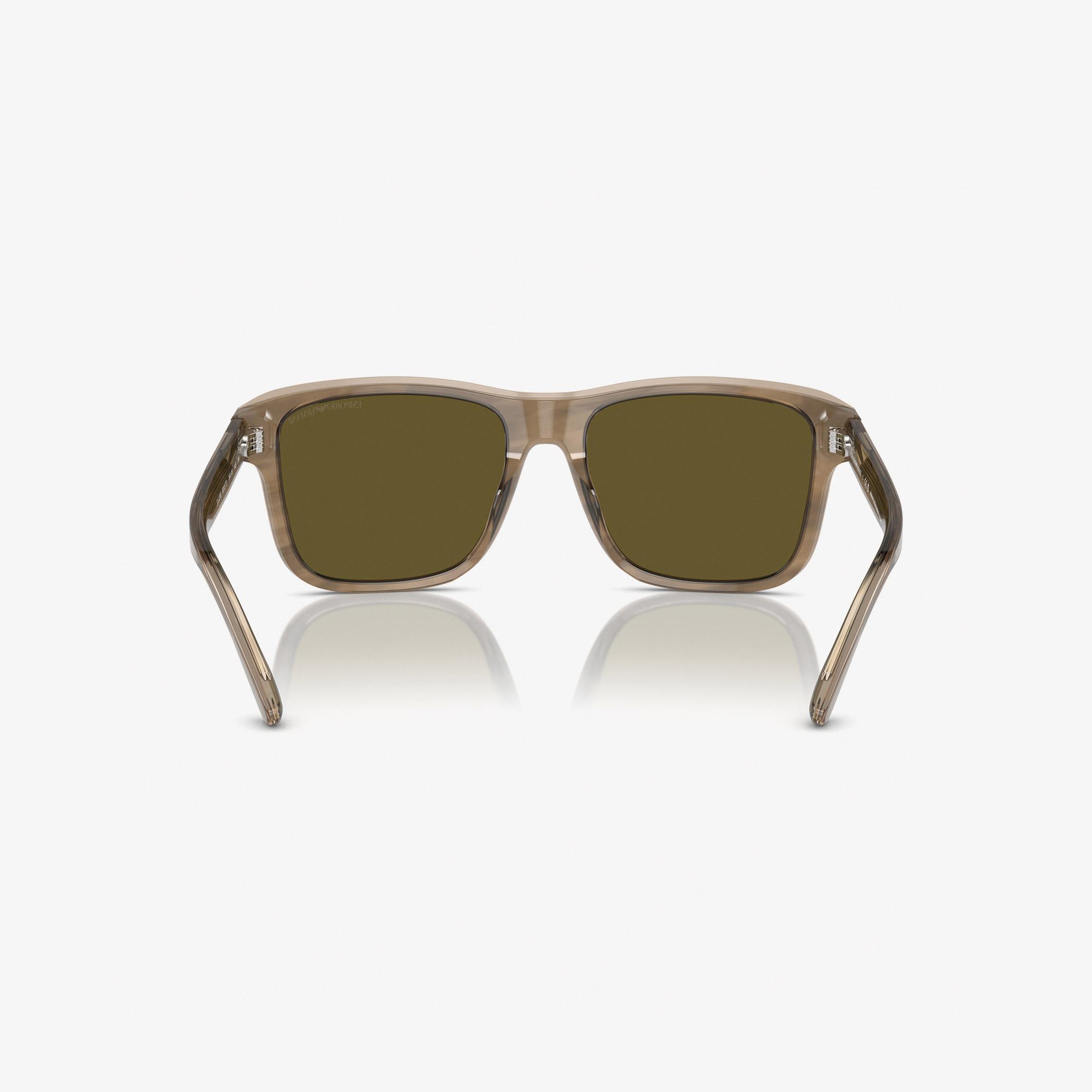 Emporio Armani 0EA4208 Acetate Erkek Kahverengi Güneş Gözlüğü