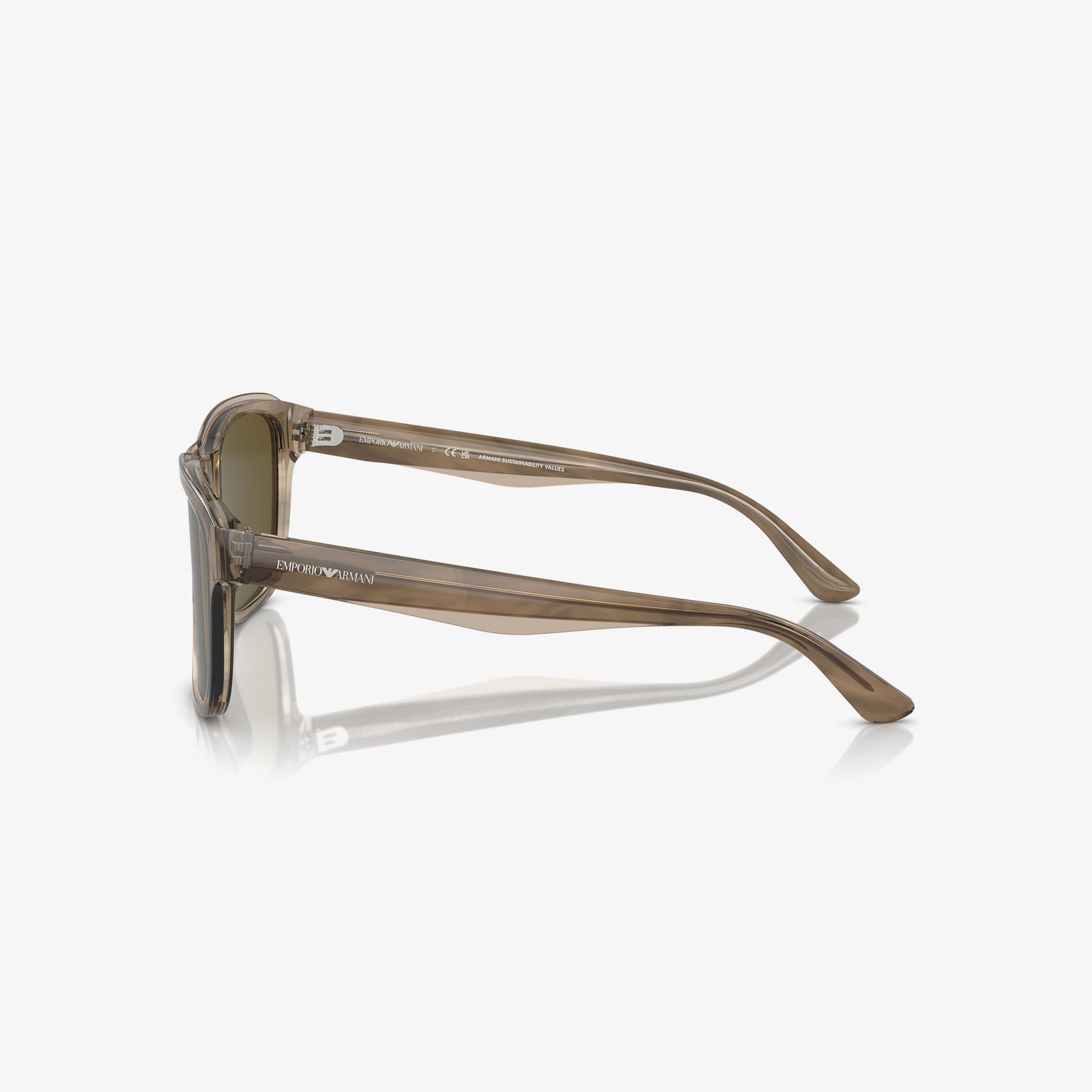 Emporio Armani 0EA4208 Acetate Erkek Kahverengi Güneş Gözlüğü