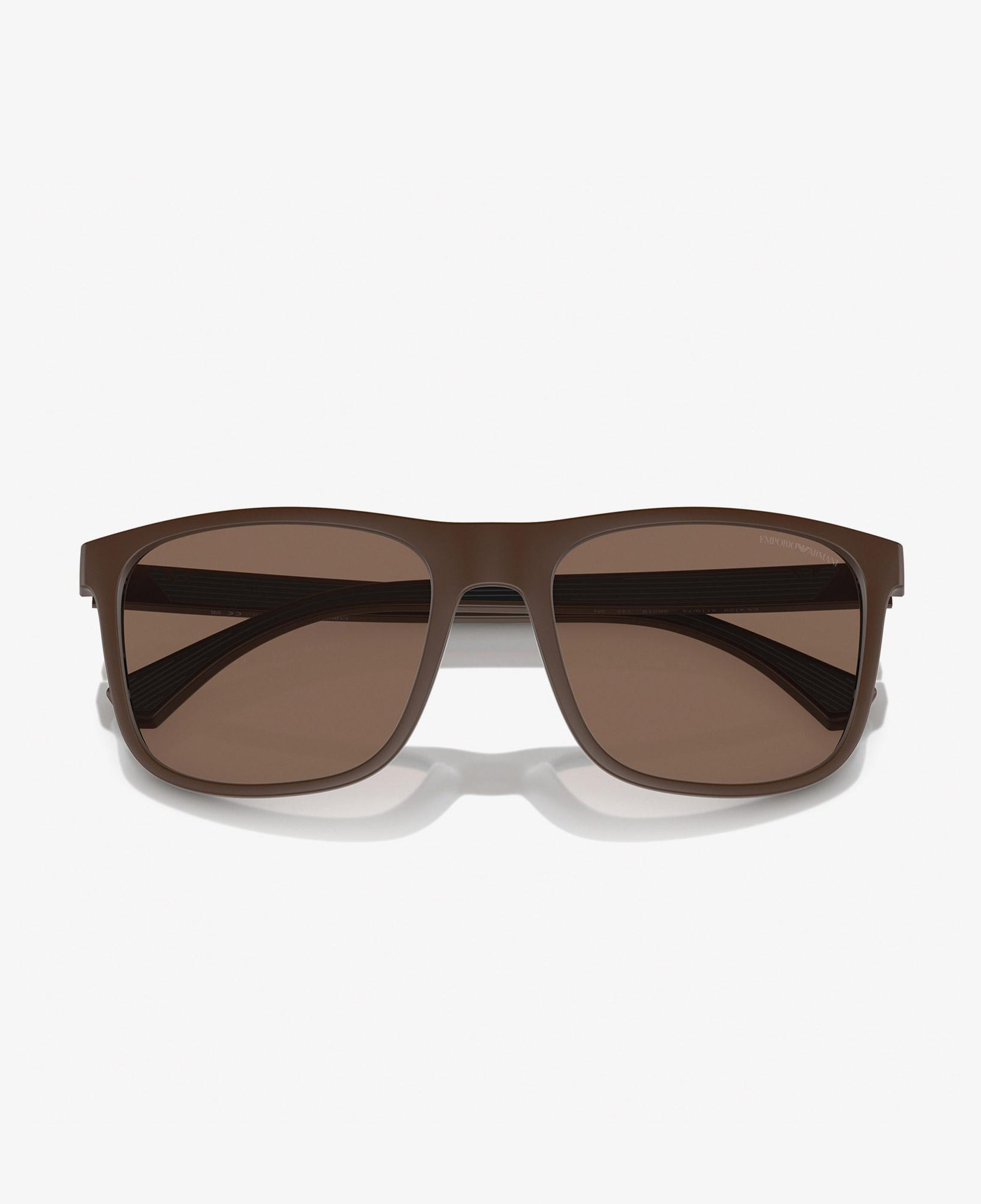 Emporio Armani 0EA4129 Injected Erkek Kahverengi Güneş Gözlüğü
