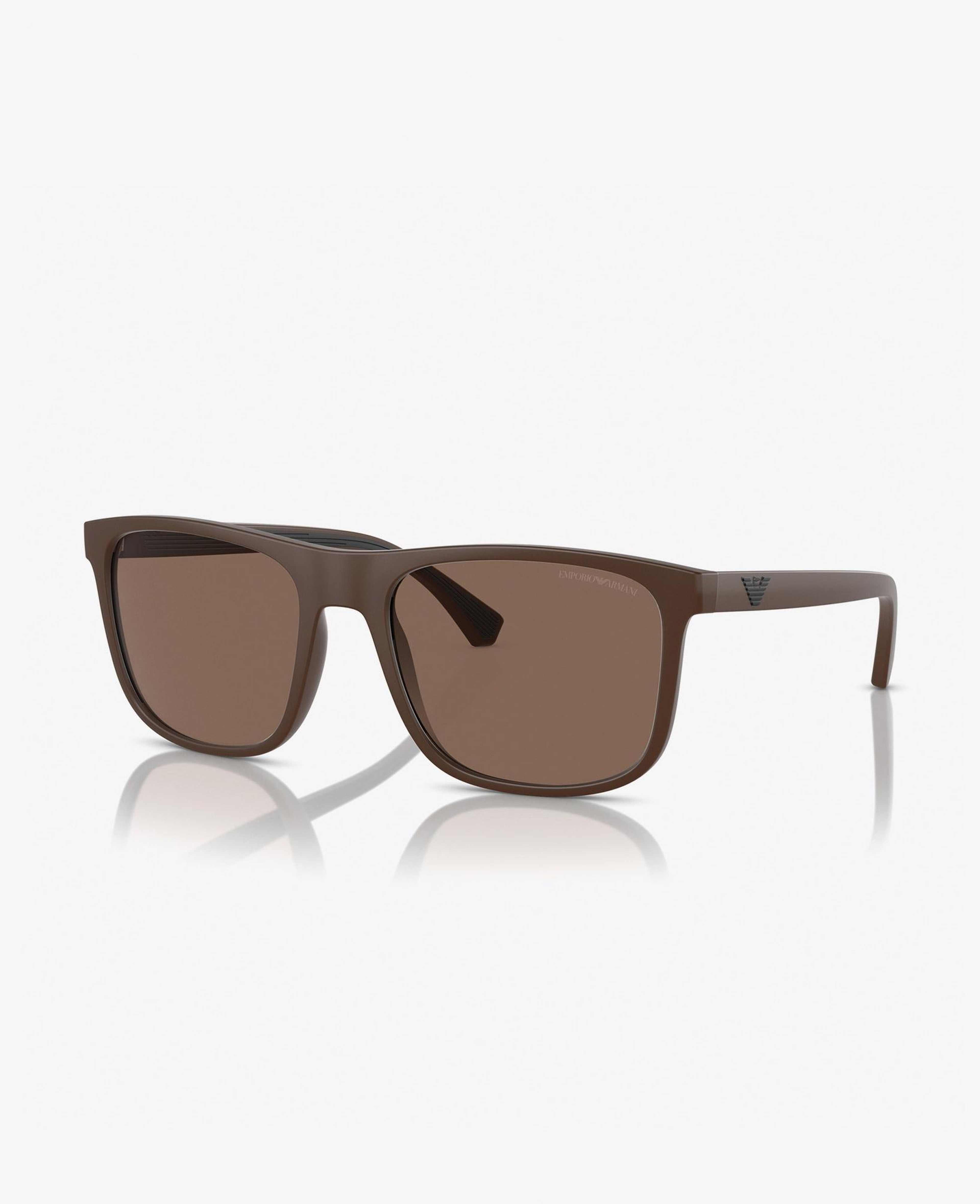 Emporio Armani 0EA4129 Injected Erkek Kahverengi Güneş Gözlüğü