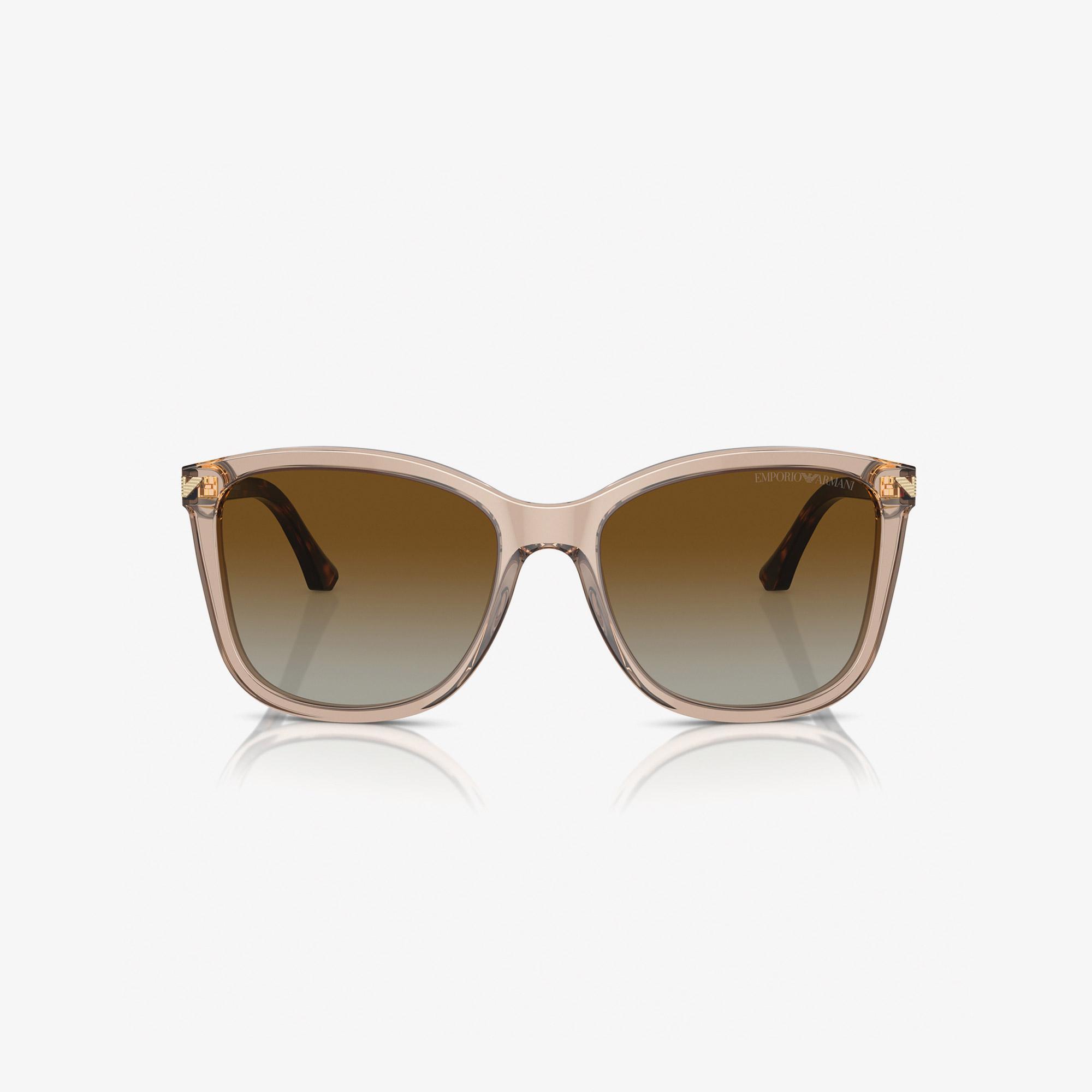 Emporio Armani 0EA4060 Acetate Kadın Kahverengi Güneş Gözlüğü