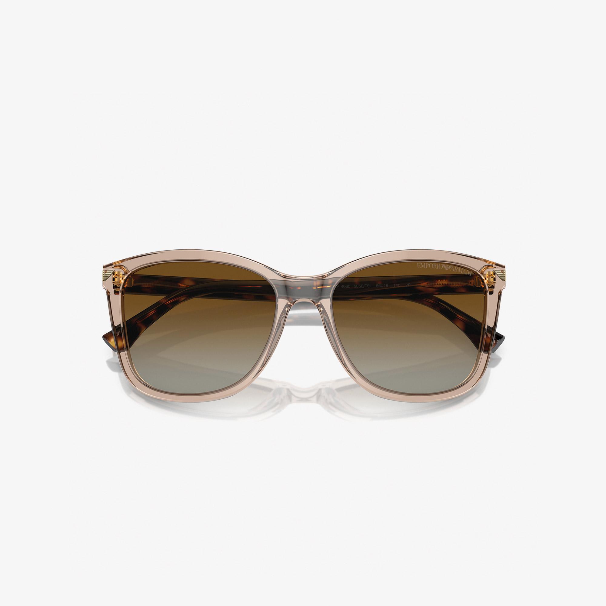 Emporio Armani 0EA4060 Acetate Kadın Kahverengi Güneş Gözlüğü