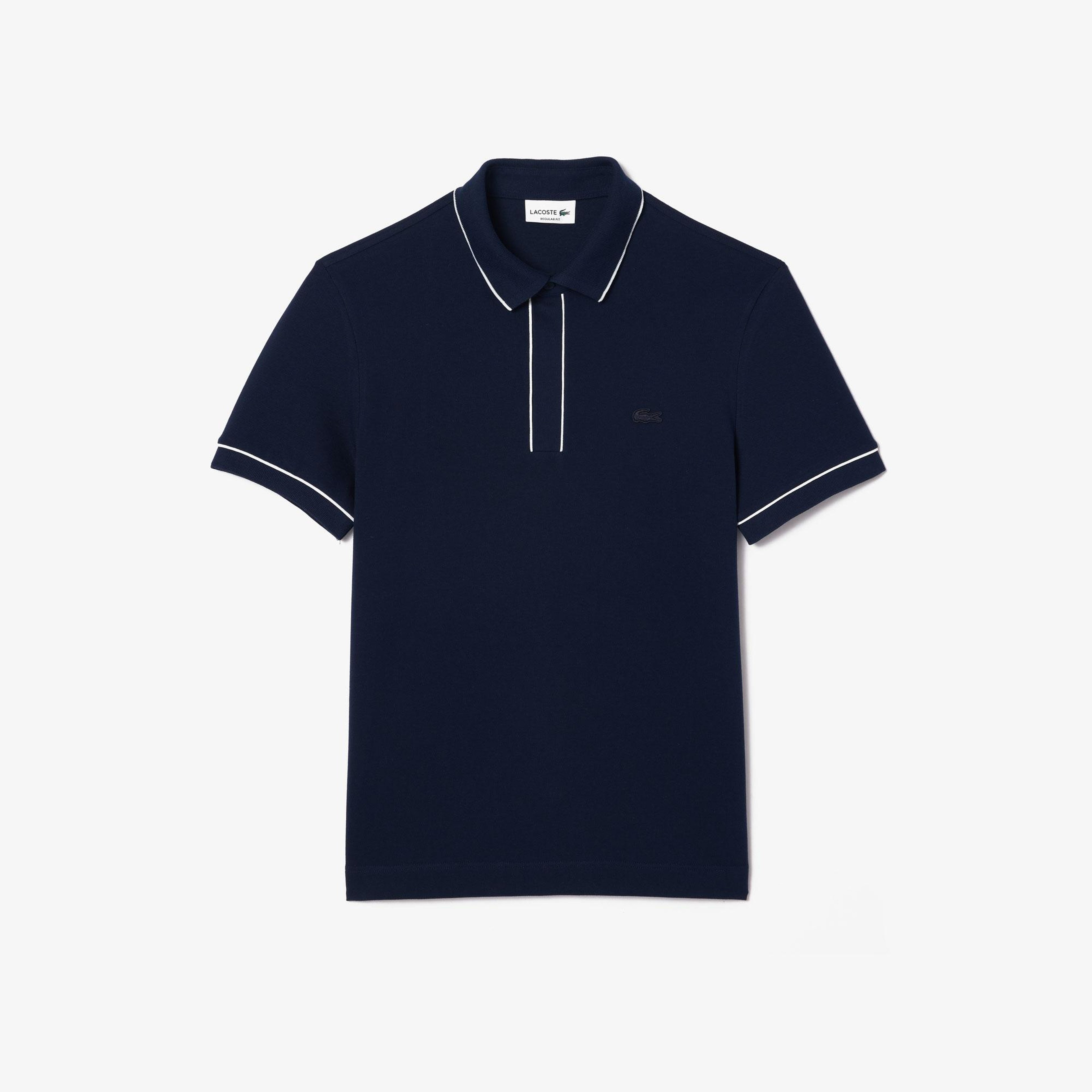 Erkek Regular Fit Organik Pamuk Lacivert Paris Polo