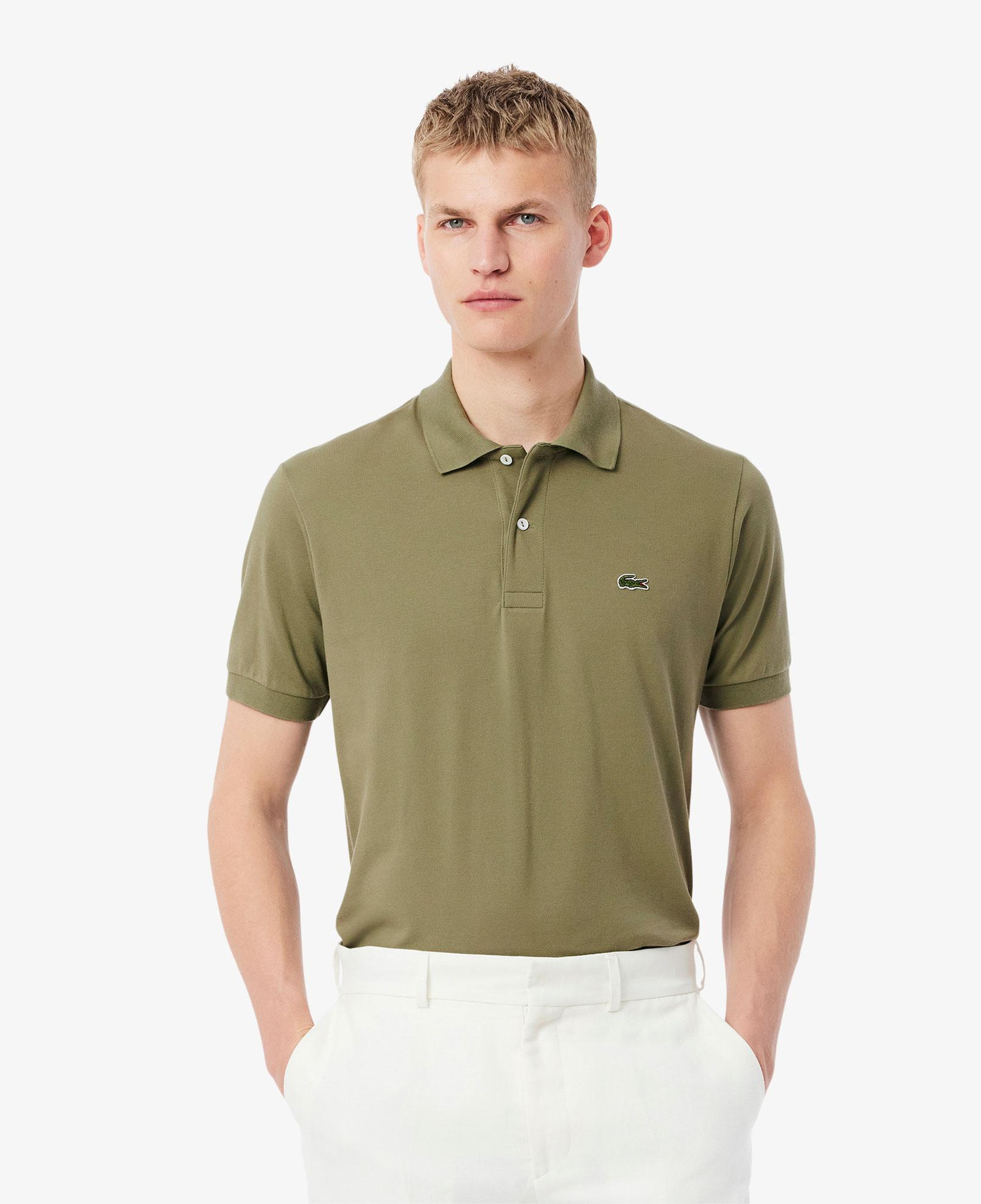 L.12.12 Light Erkek Classic Fit Haki Polo