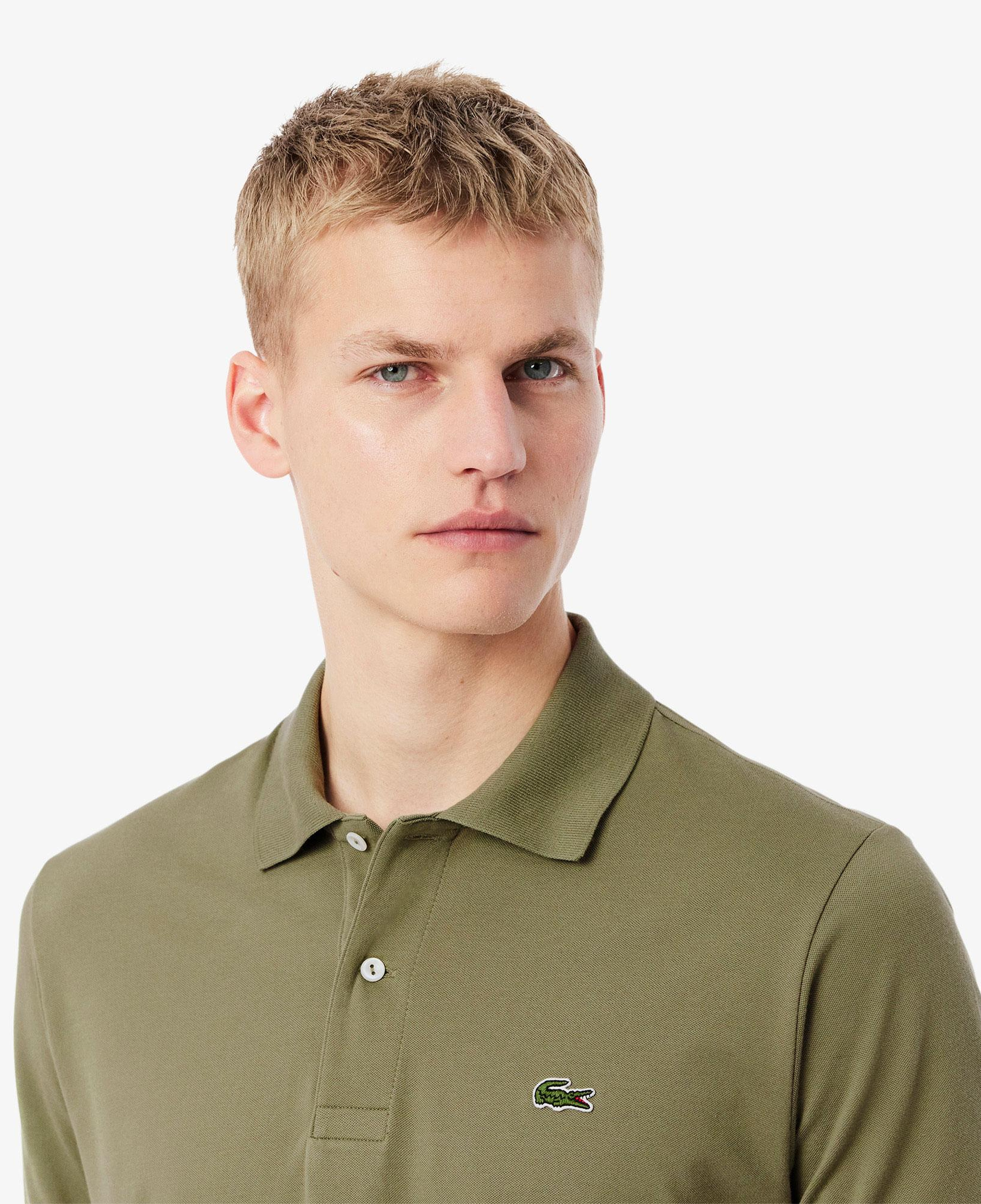 L.12.12 Light Erkek Classic Fit Haki Polo