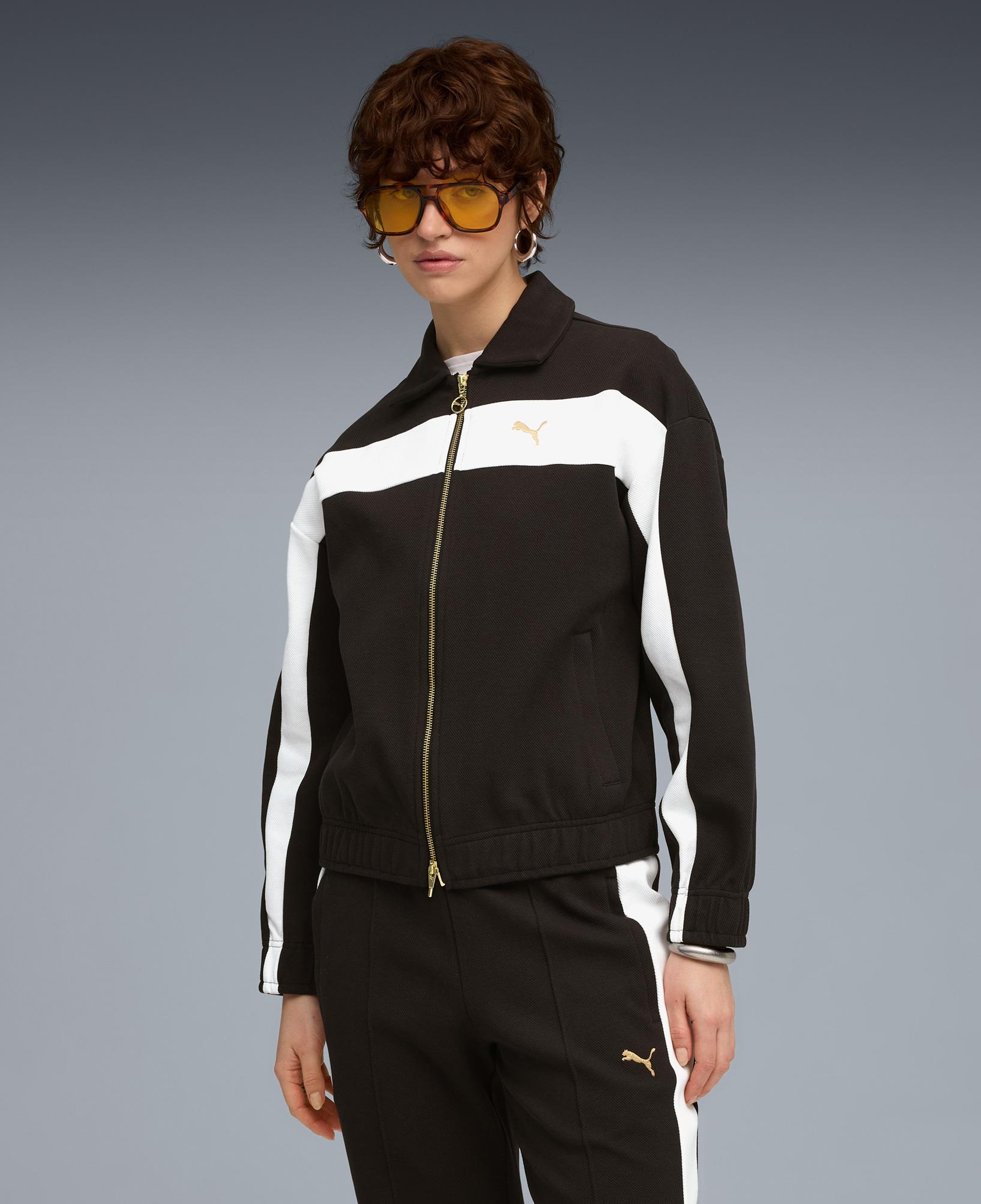 Puma T7 Relaxed Track Kadın Siyah Ceket