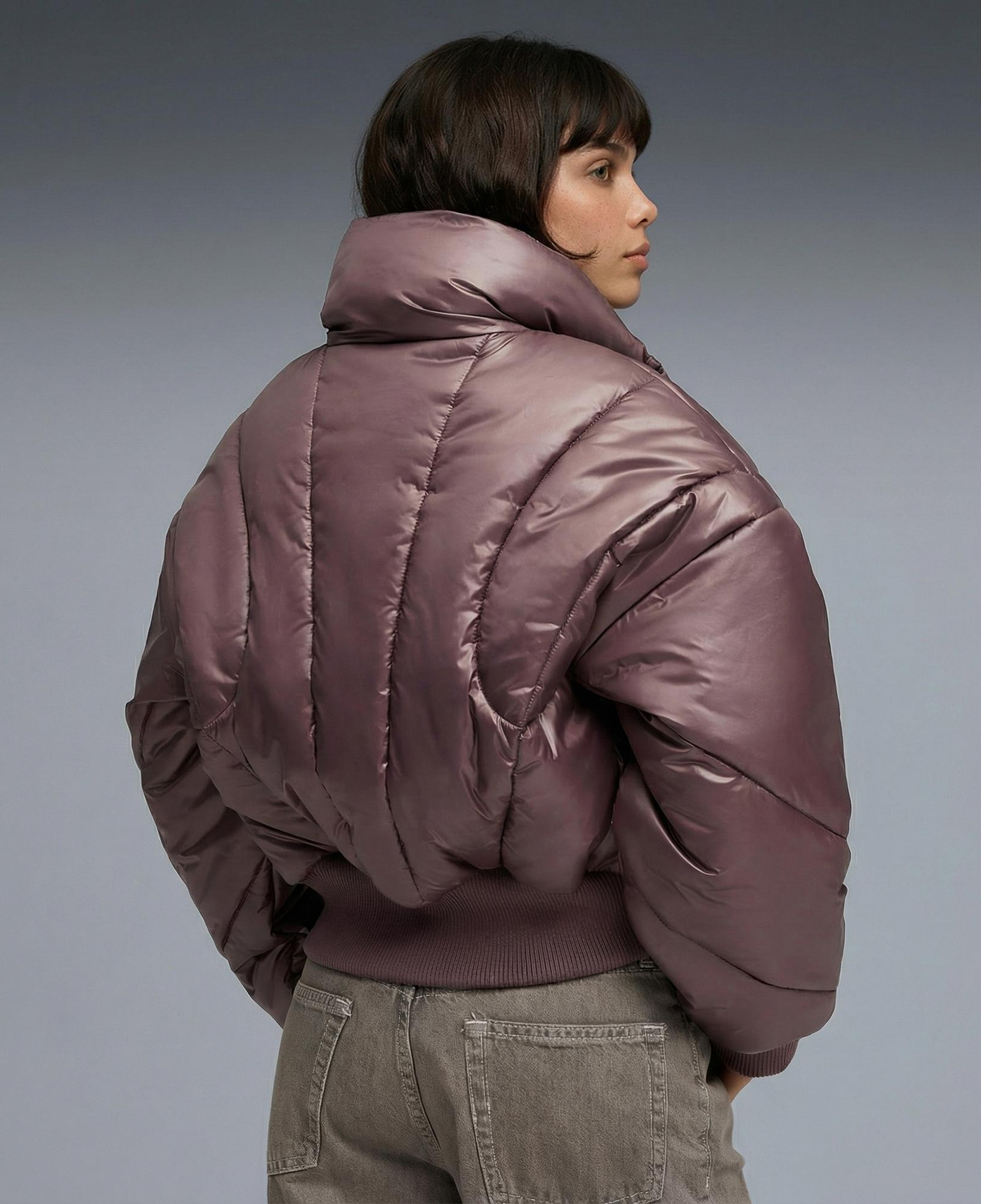 Puma Dare to Puffer Kadın Bordo Mont