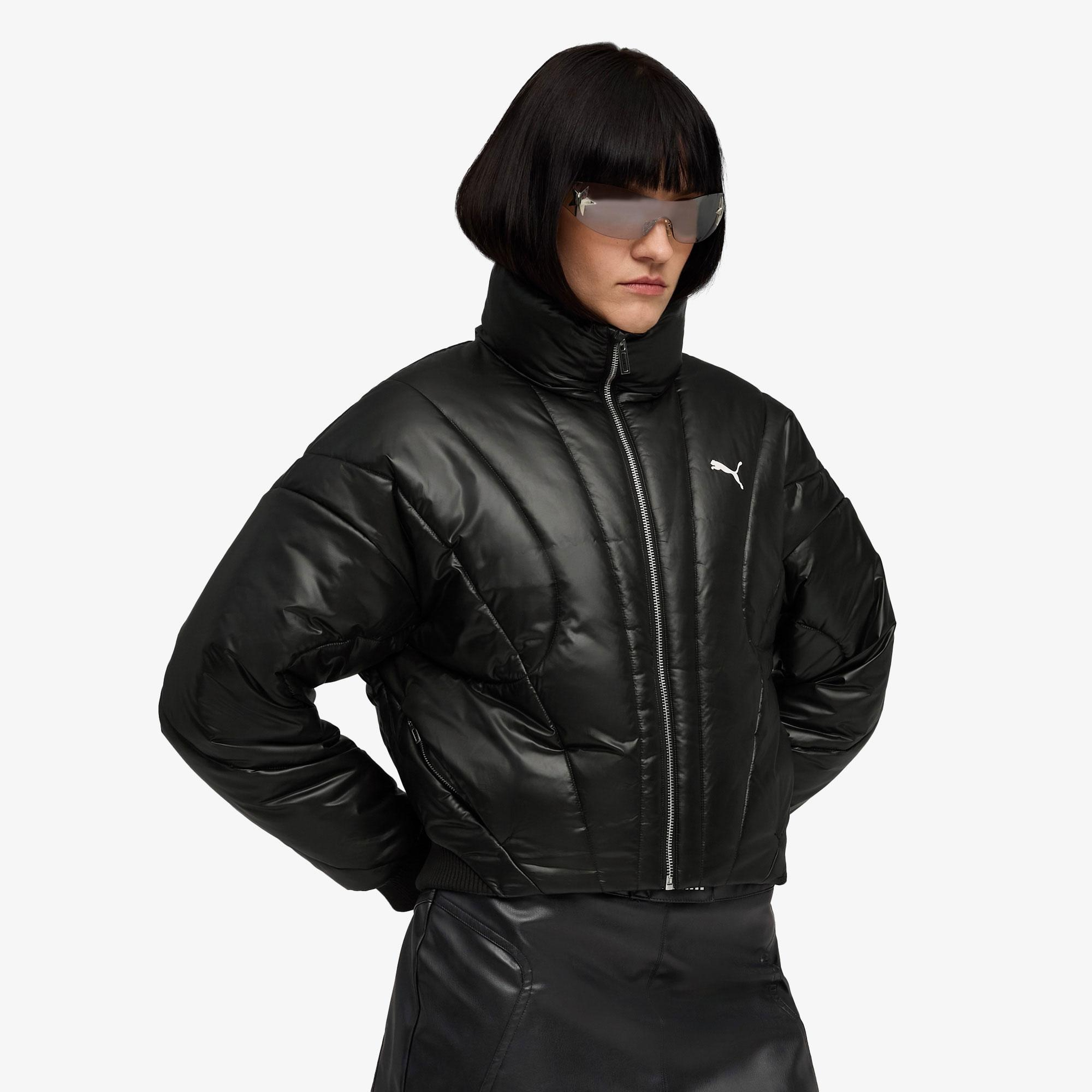 Puma Dare to Puffer  Kadın Siyah Mont