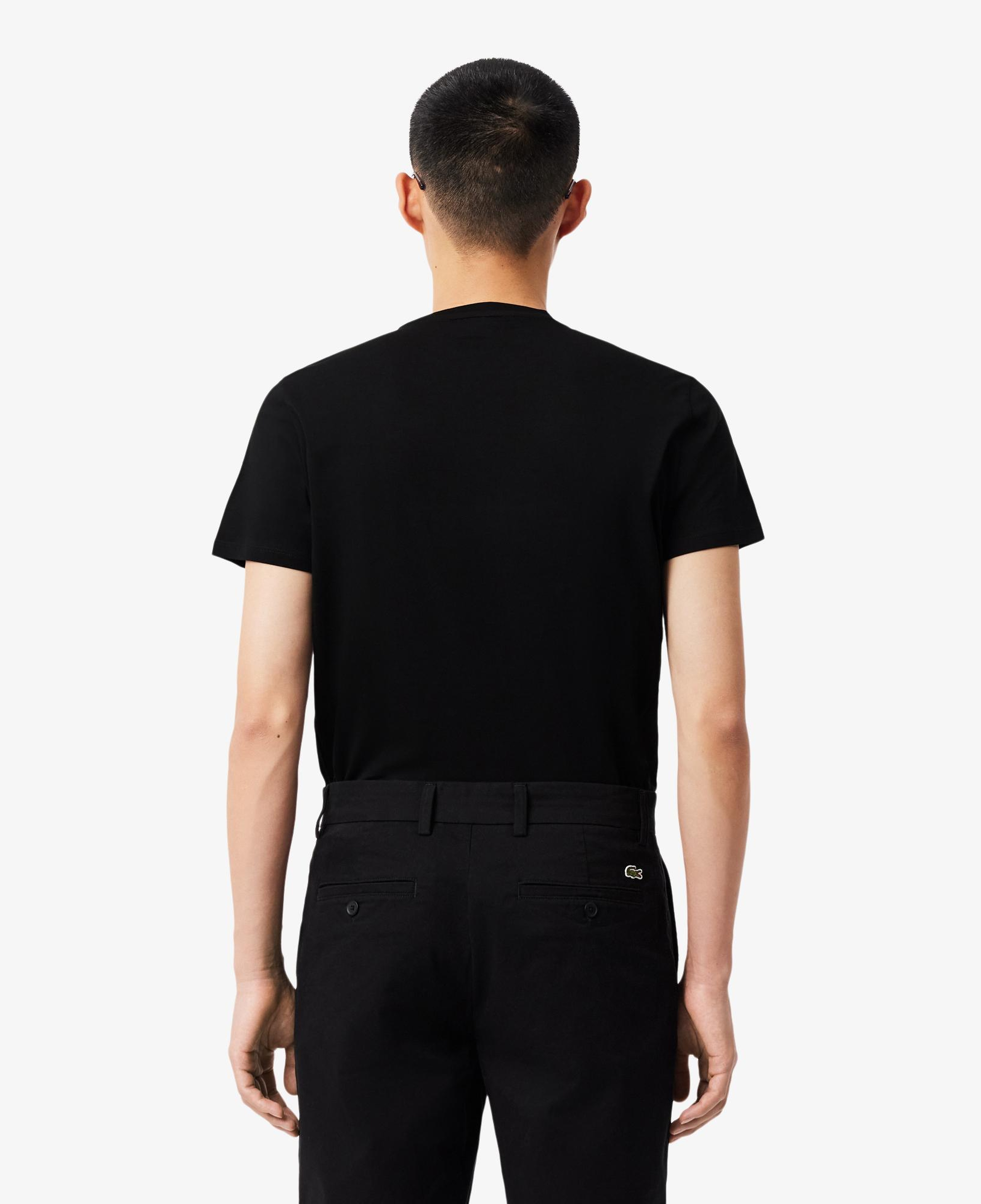 Erkek Regular Fit Bisiklet Yaka Siyah T-Shirt