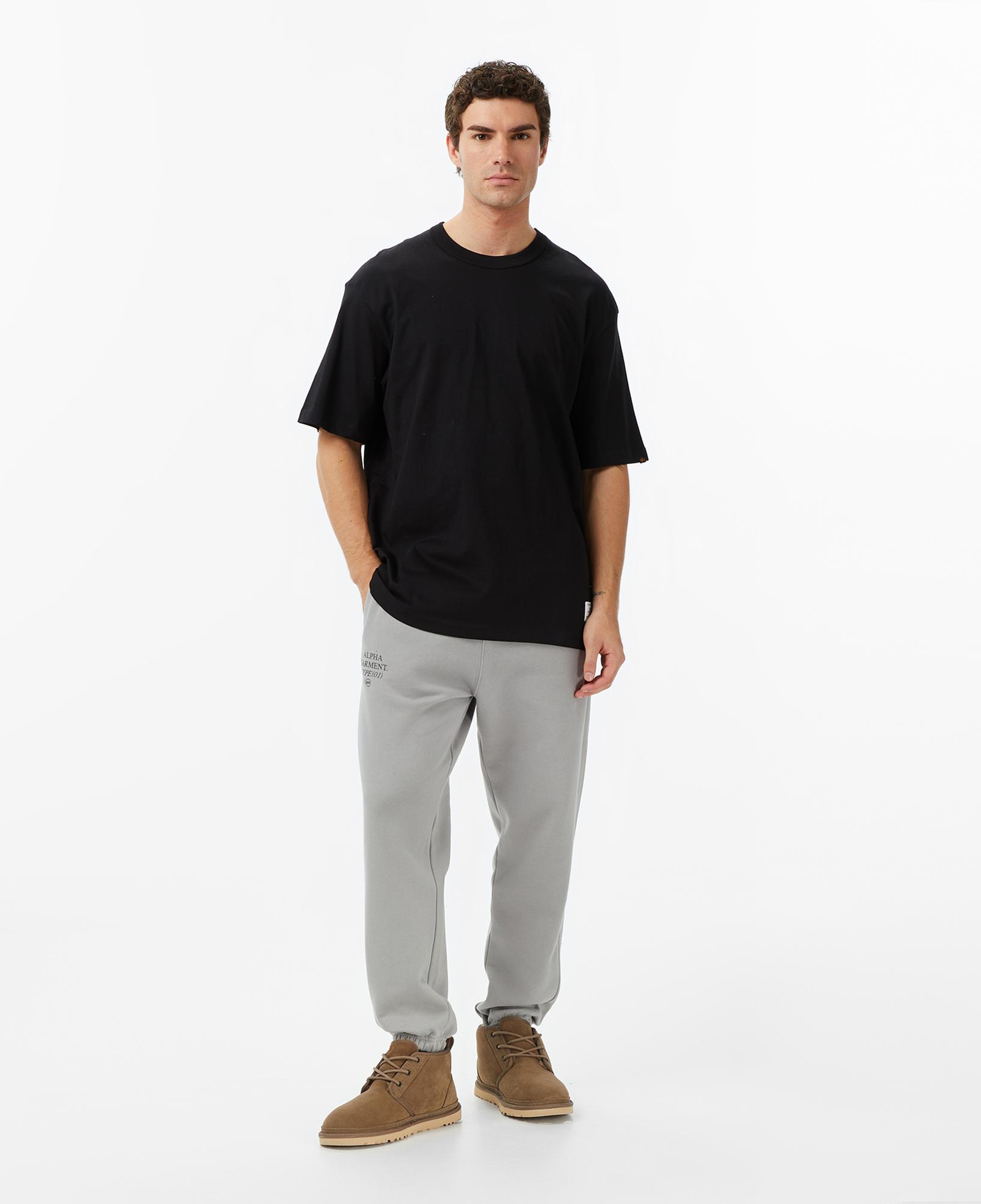 Alpha Indsutries Patched Erkek Siyah T-Shirt