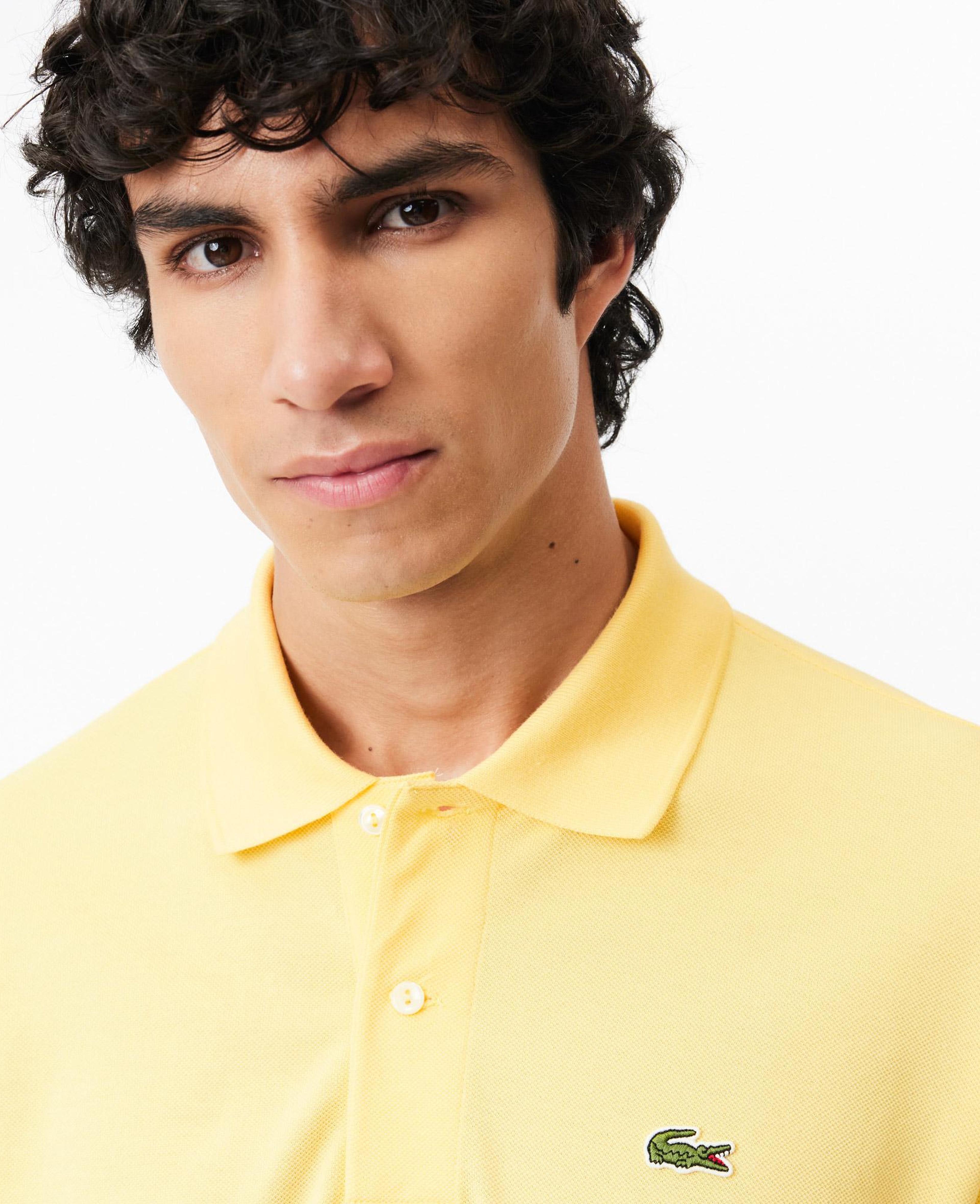 L.12.12 Erkek Classic Fit Sarı Polo