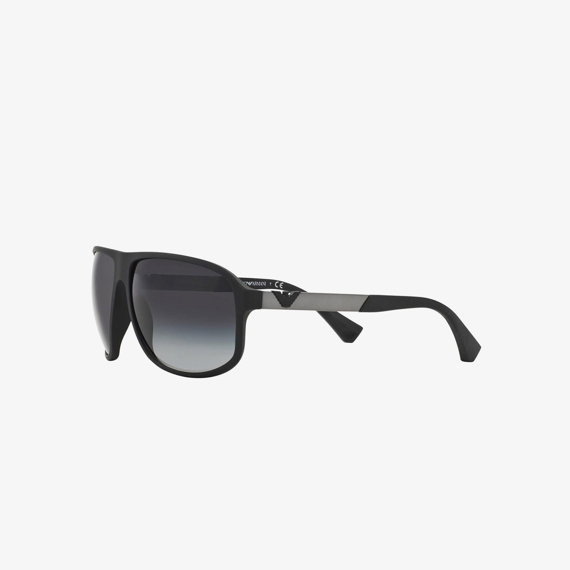 Emporio Armani Erkek Siyah Rubber Güneş Gözlüğü