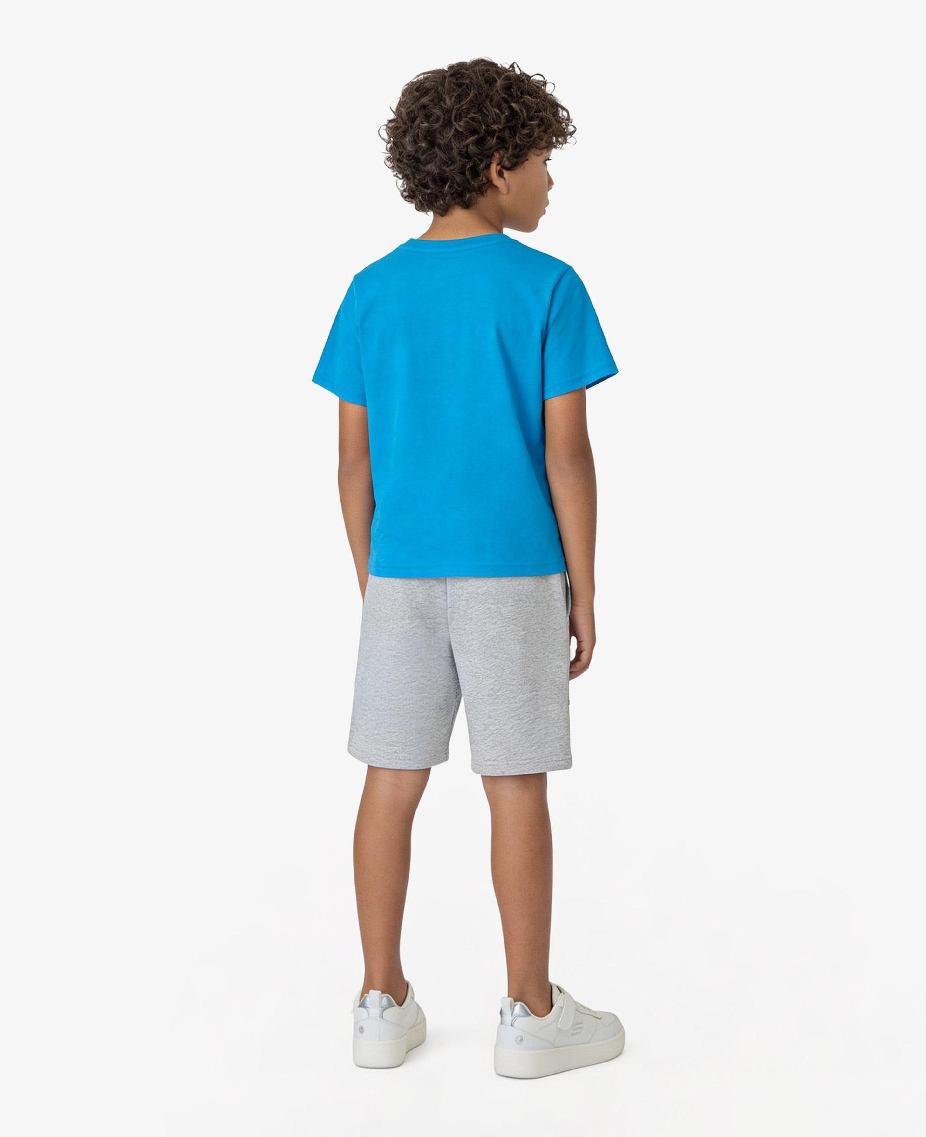 Skechers Lw Fleece Çocuk Gri Şort