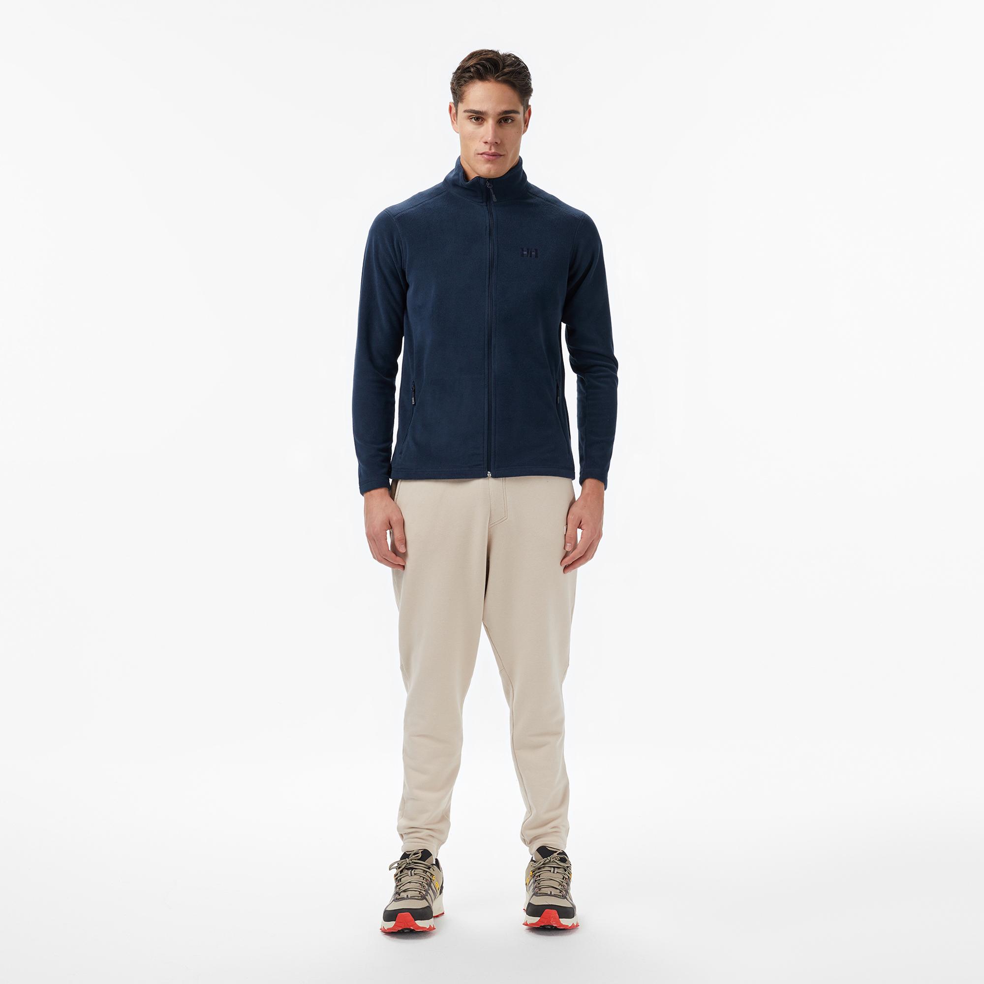 Helly Hansen Fullzip Erkek Lacivert Outdoor Polar Mont