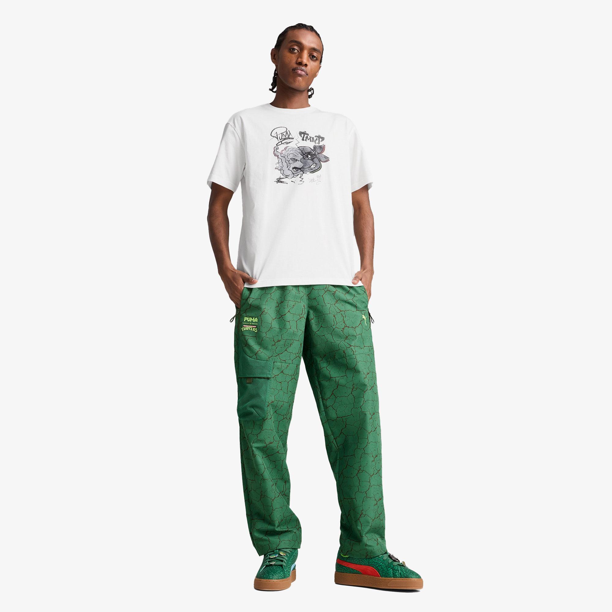 Puma X TMNT Relaxed Graphic Erkek Beyaz T-Shirt
