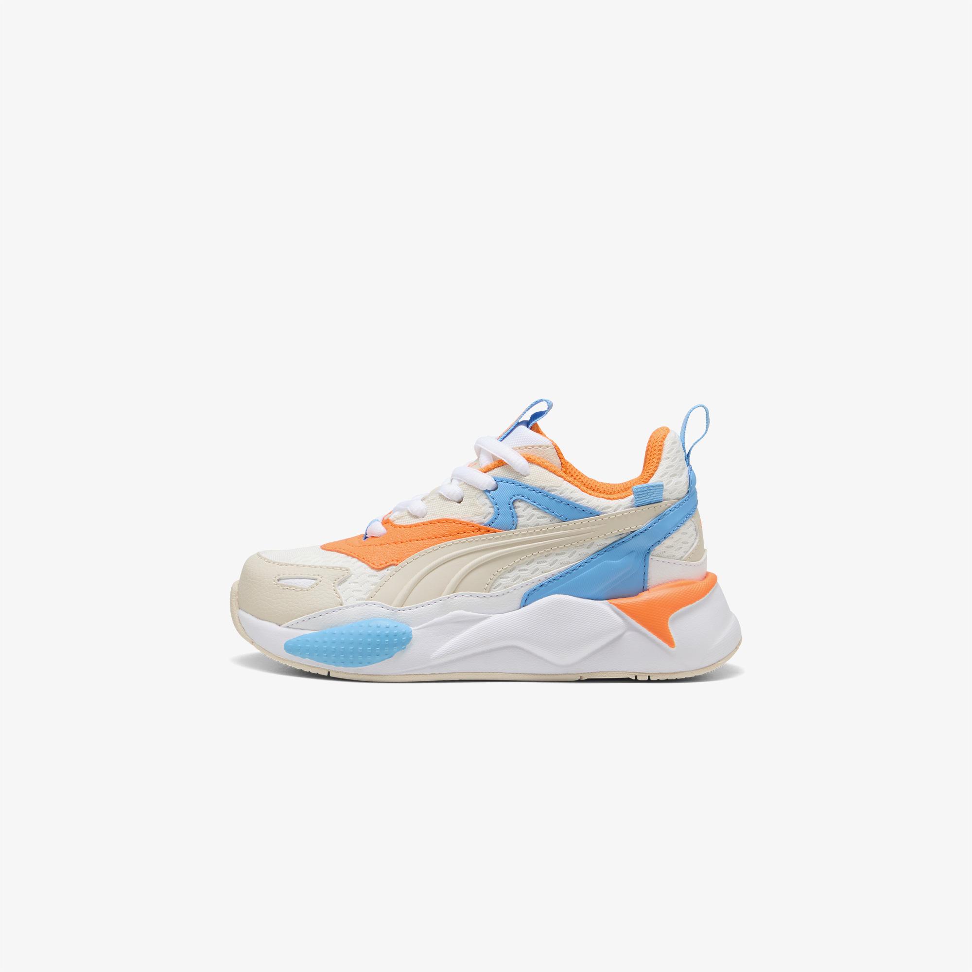 Puma RS-X Efekt Çocuk Turuncu/Mavi Spor Ayakkabı