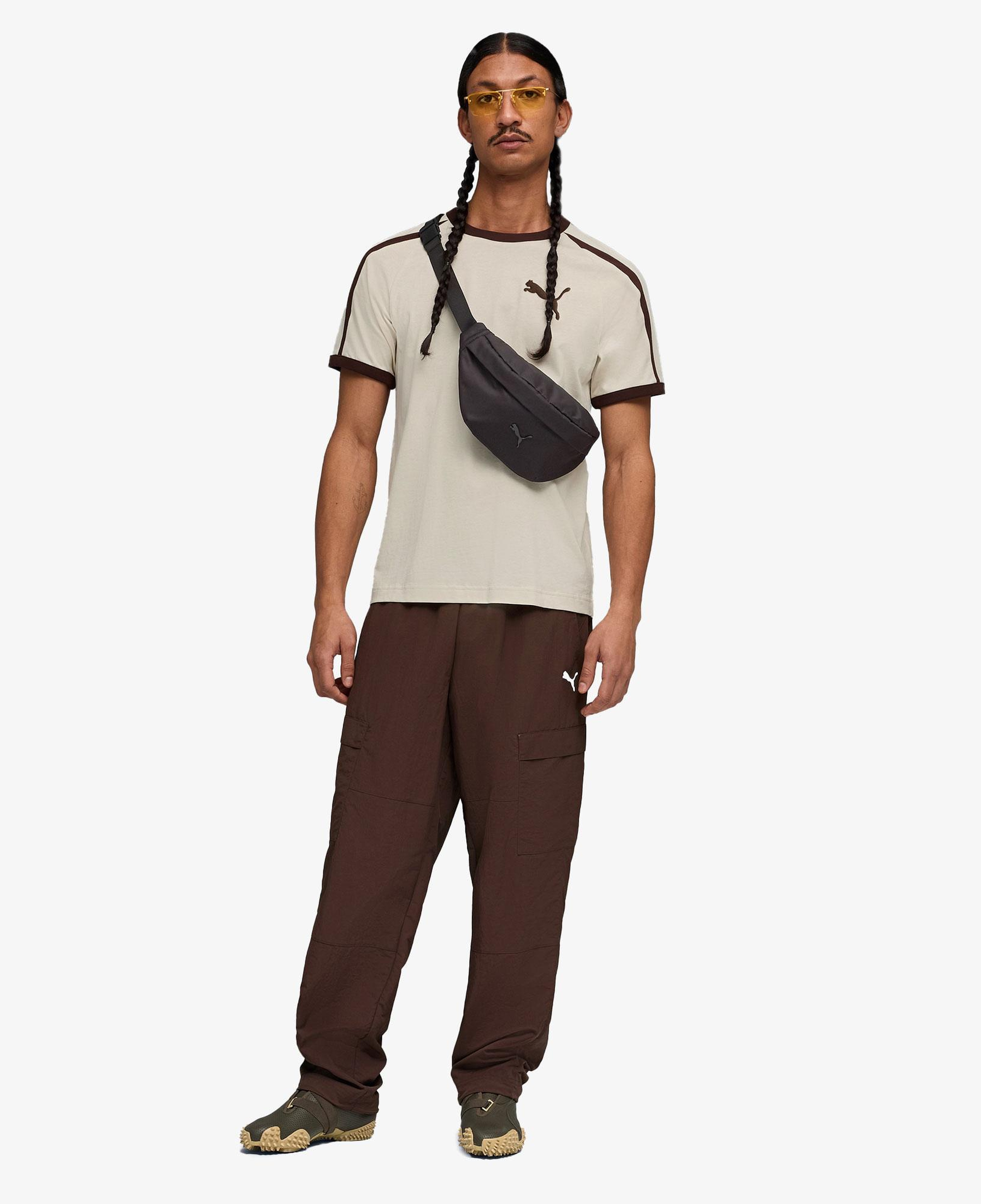 Puma T7 Ringer  Erkek Beyaz T-Shirt