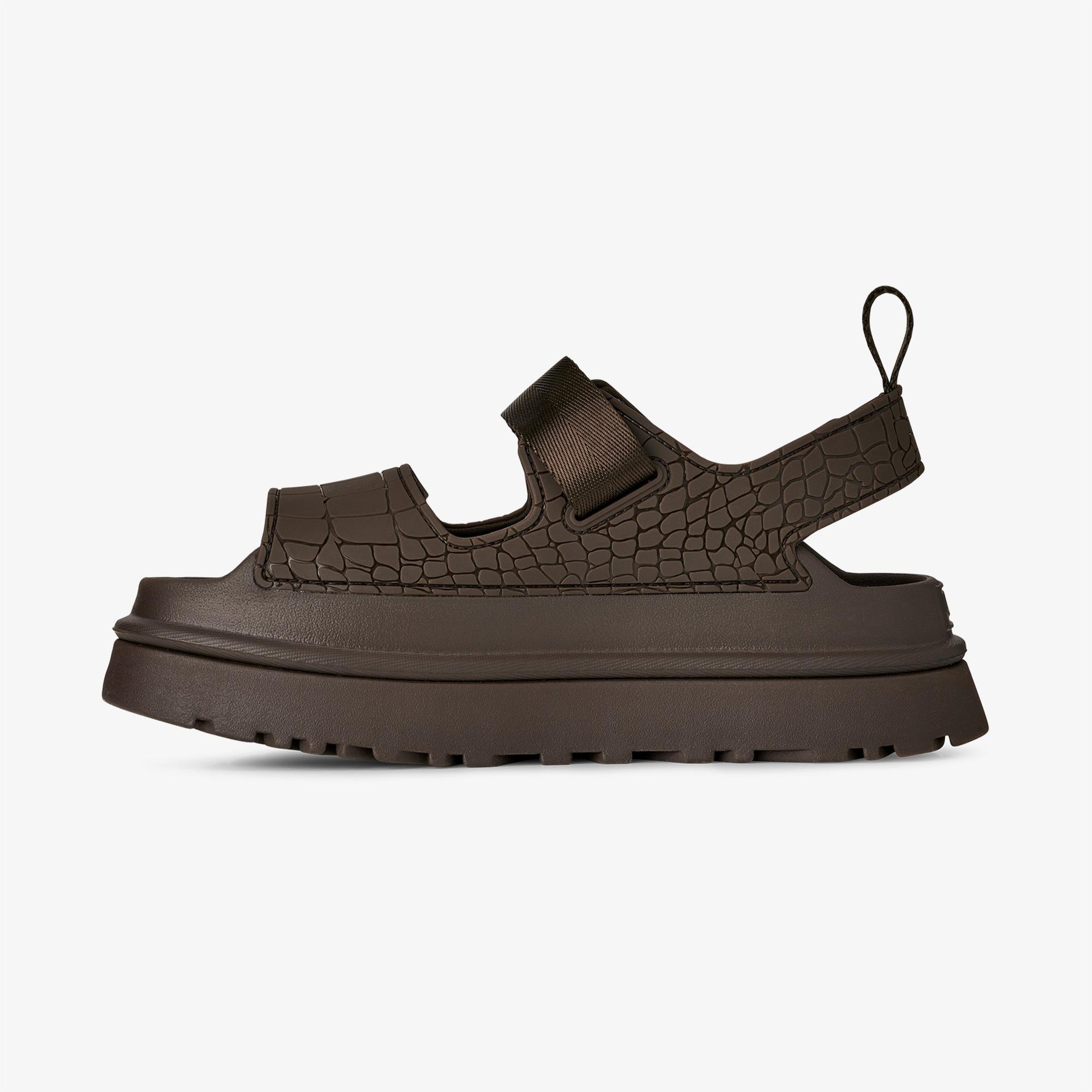 UGG Goldenglow Embossed Kadın Kahverengi Sandalet