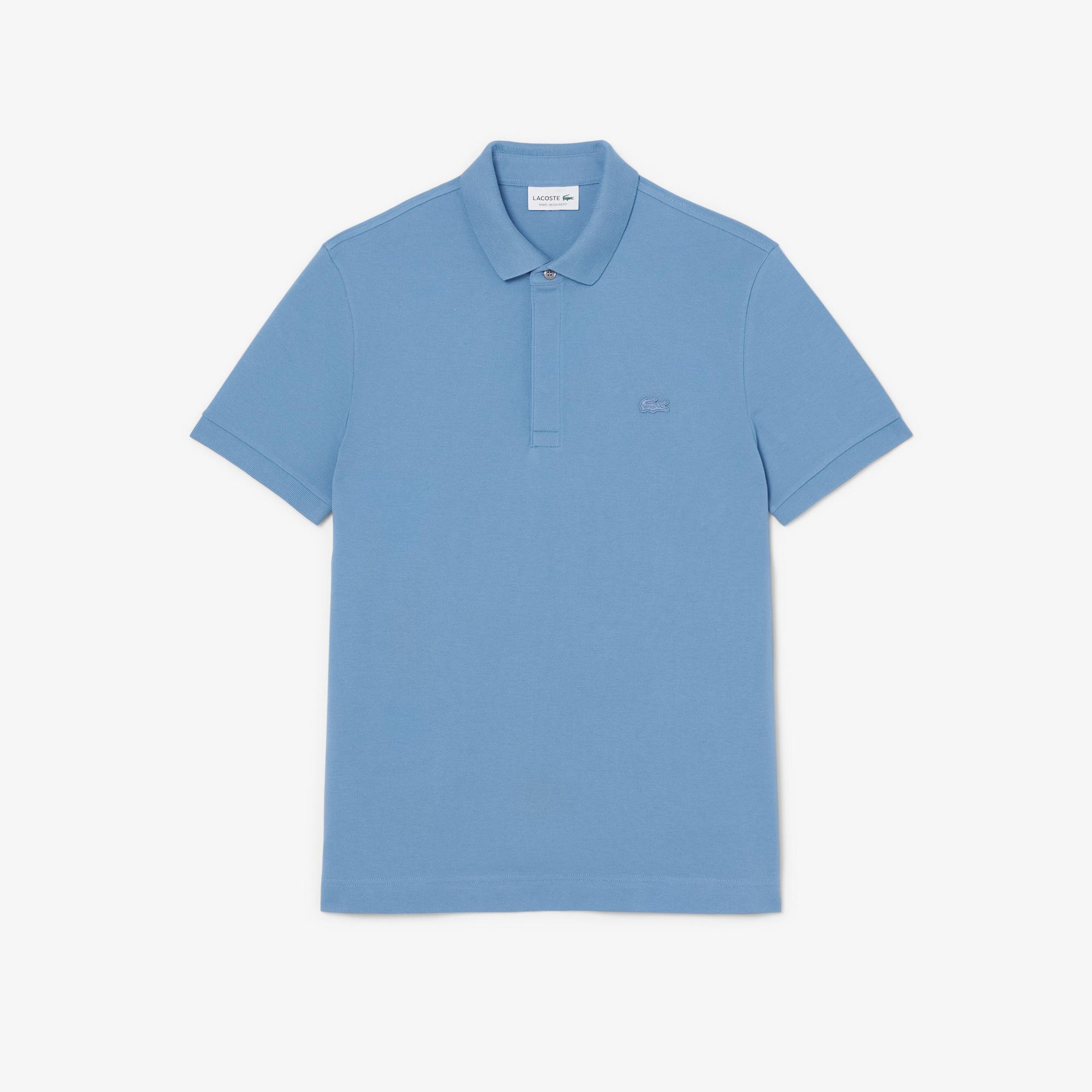 Erkek Regular Fit Mavi Paris Polo