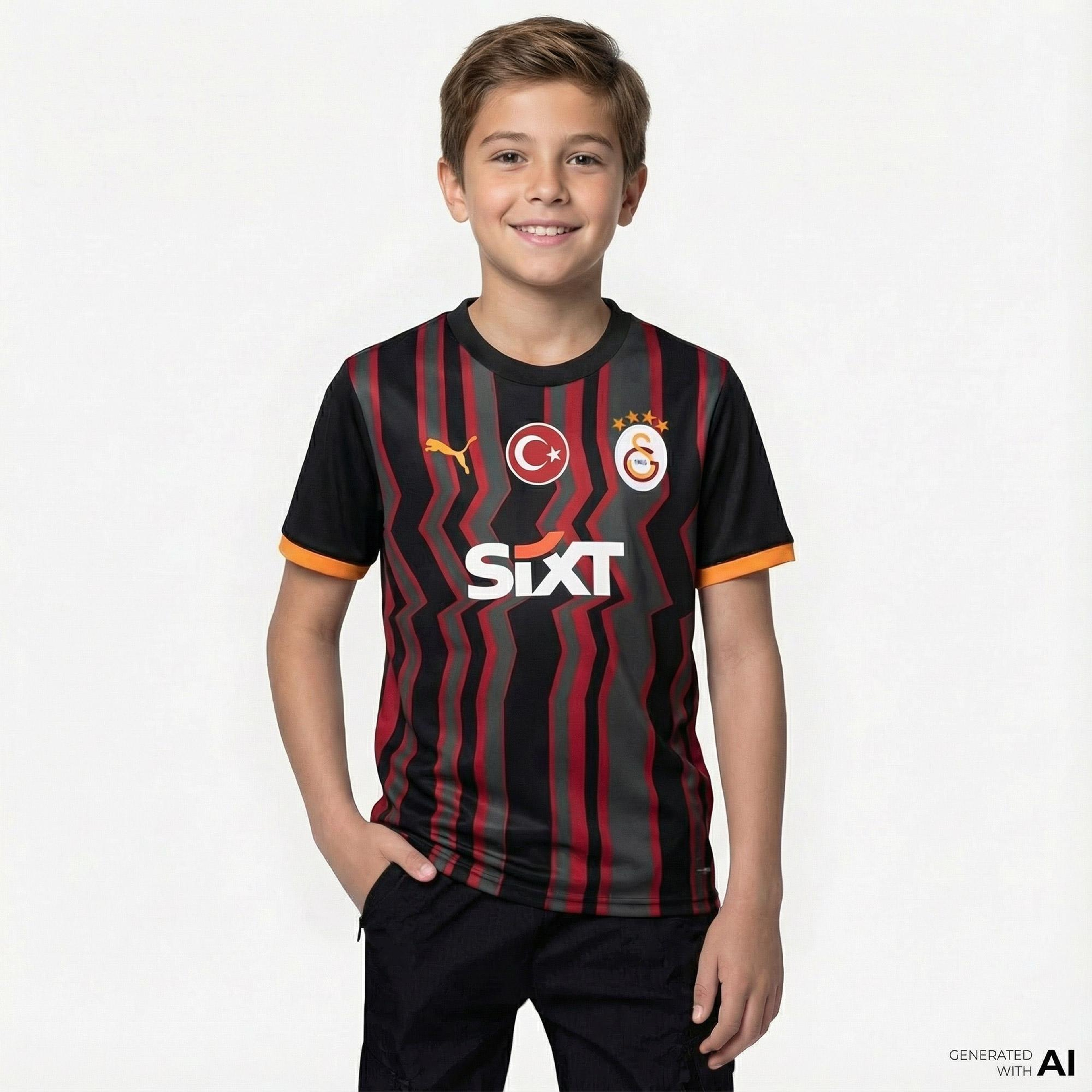 Puma Gsk Third Jsy Jr Wos Çocuk Siyah Forma