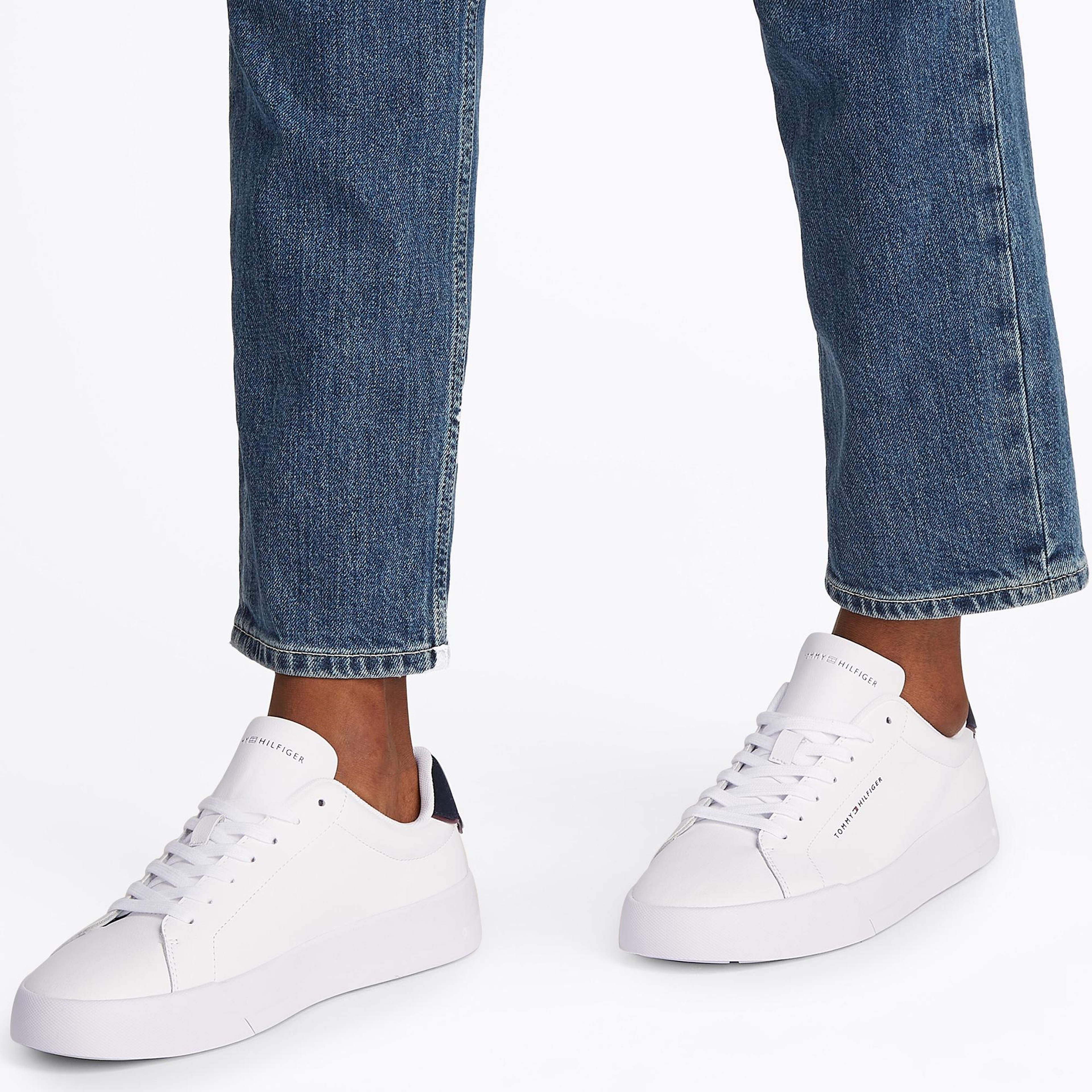 Tommy Hilfiger Court Erkek Beyaz Sneaker