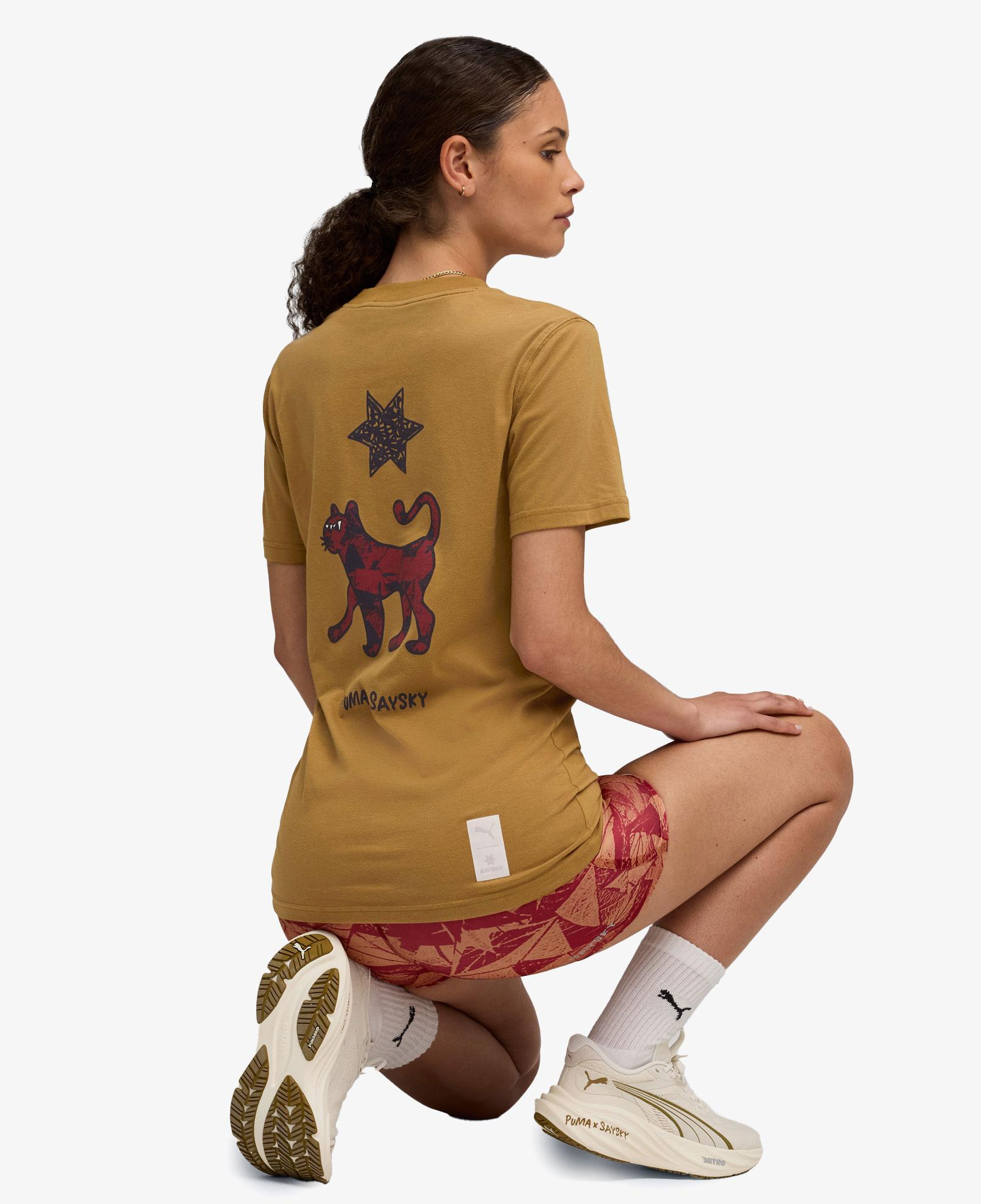 Puma SS Unisex Sarı T-Shirt