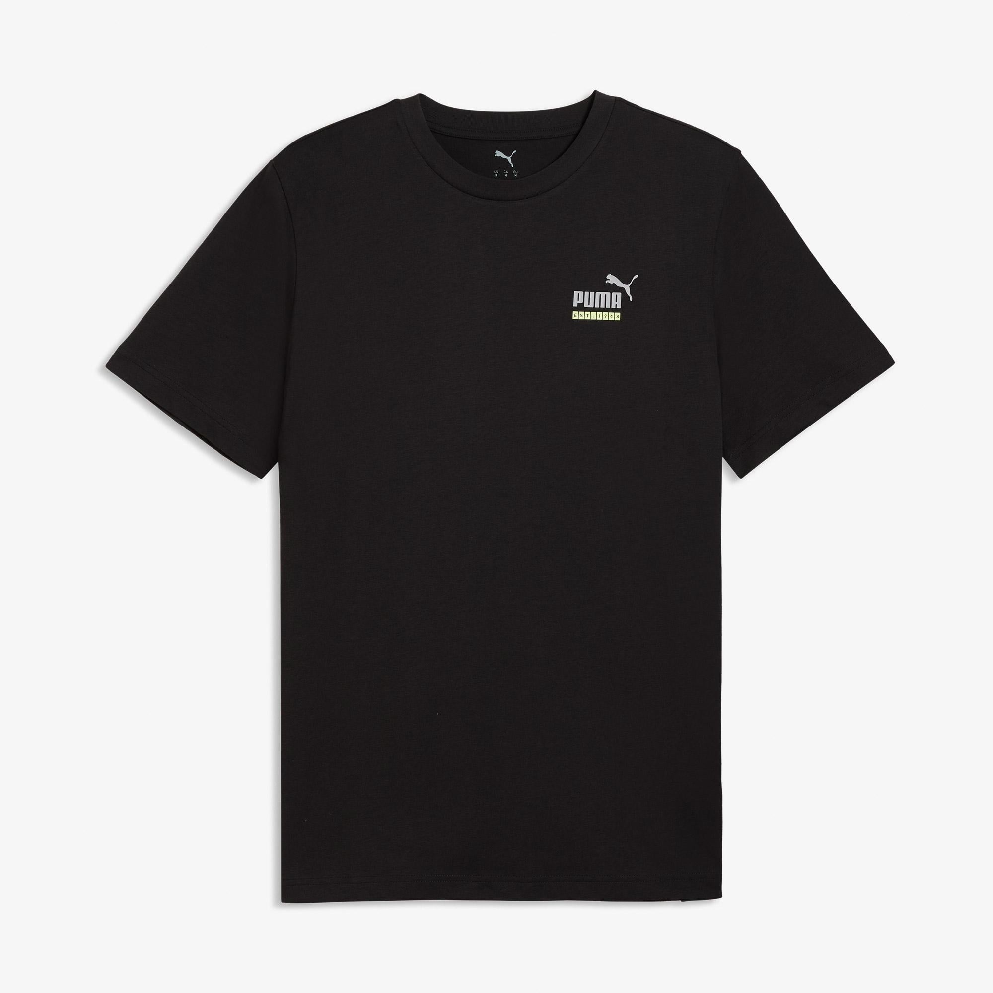 Puma Graphic Erkek Siyah T-Shirt