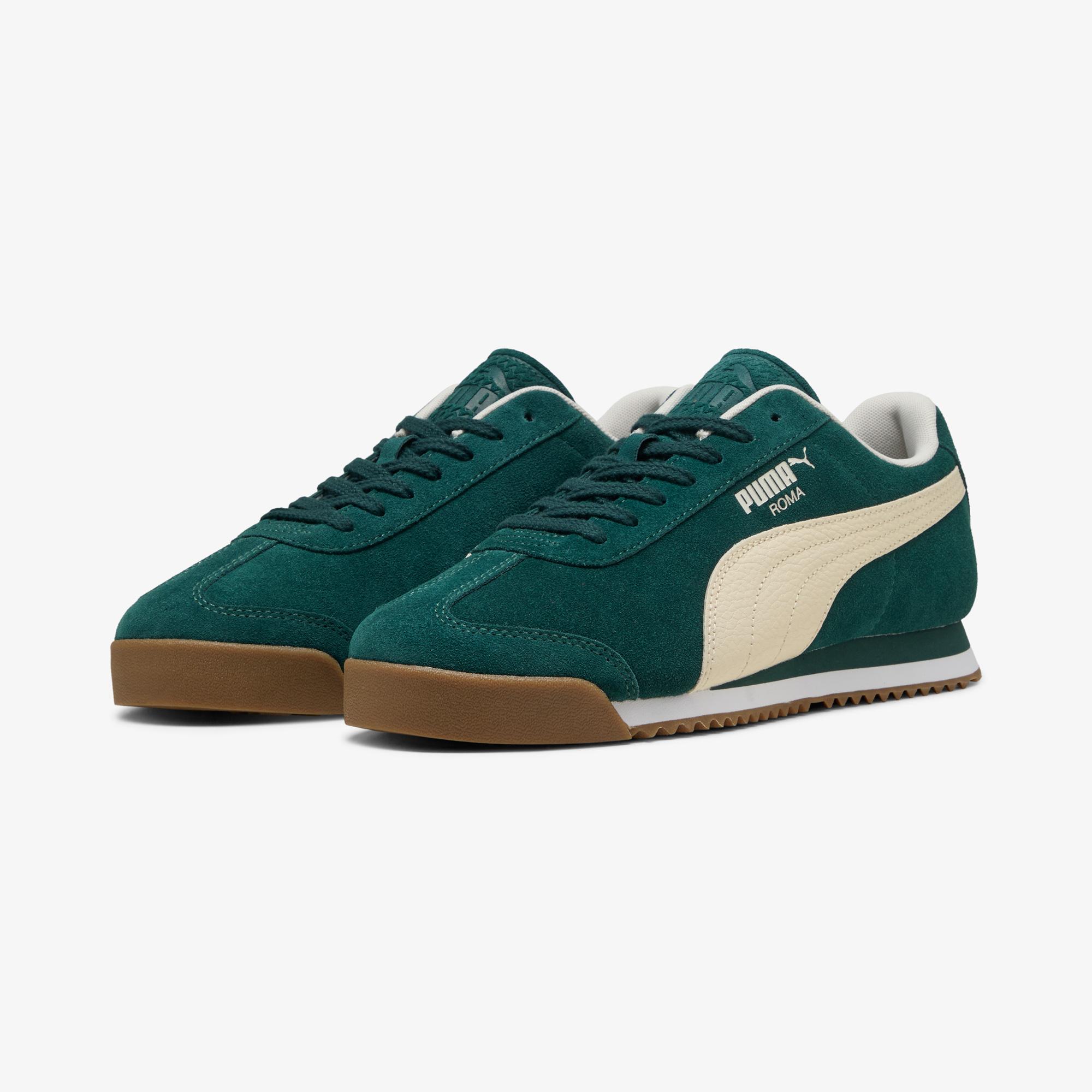Puma Roma Suede Unisex Yeşil Spor Ayakkabı