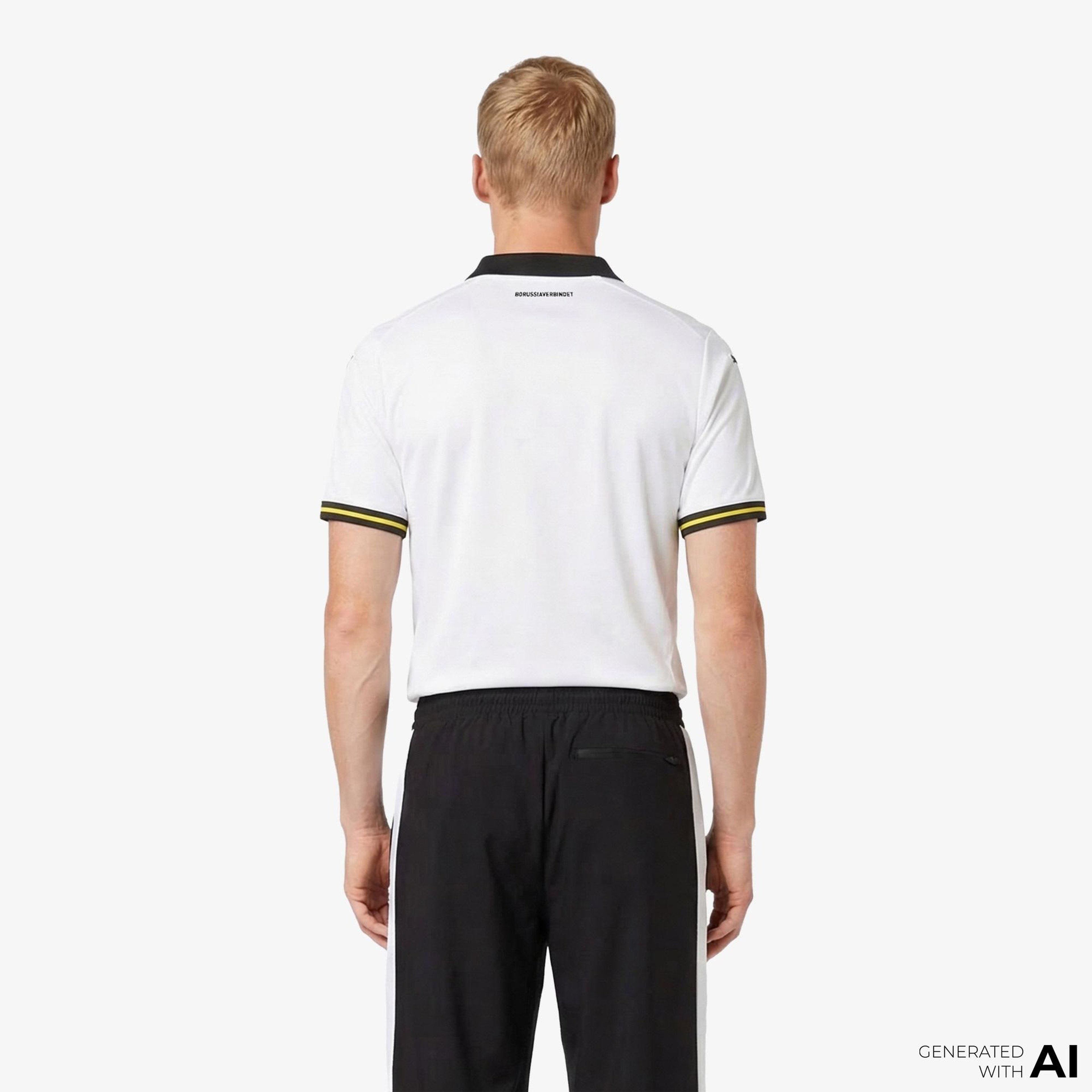 Puma Bourissia Dortmund FC Erkek Beyaz Forma
