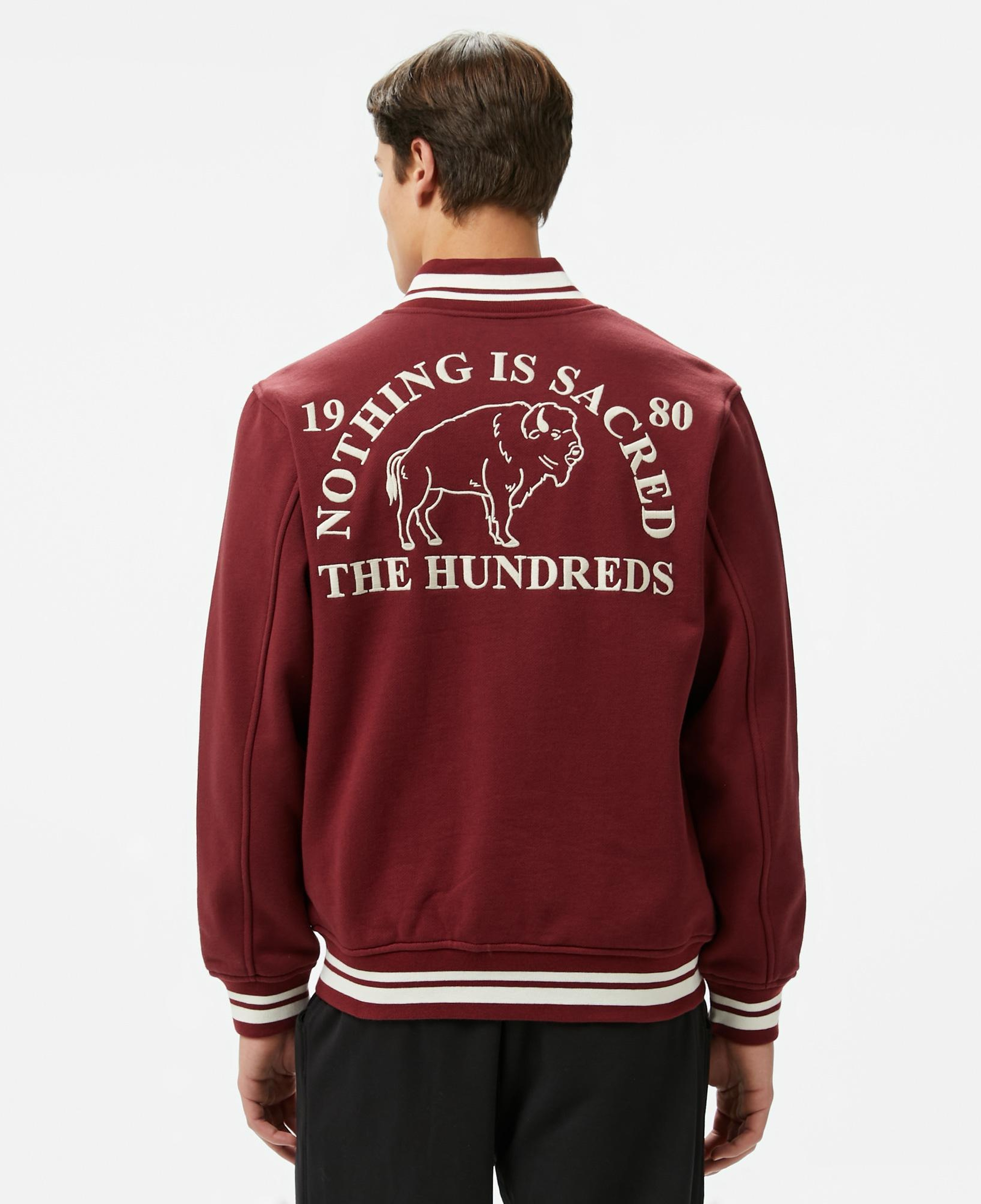 The Hundreds Team Fleece Erkek Bordo Ceket