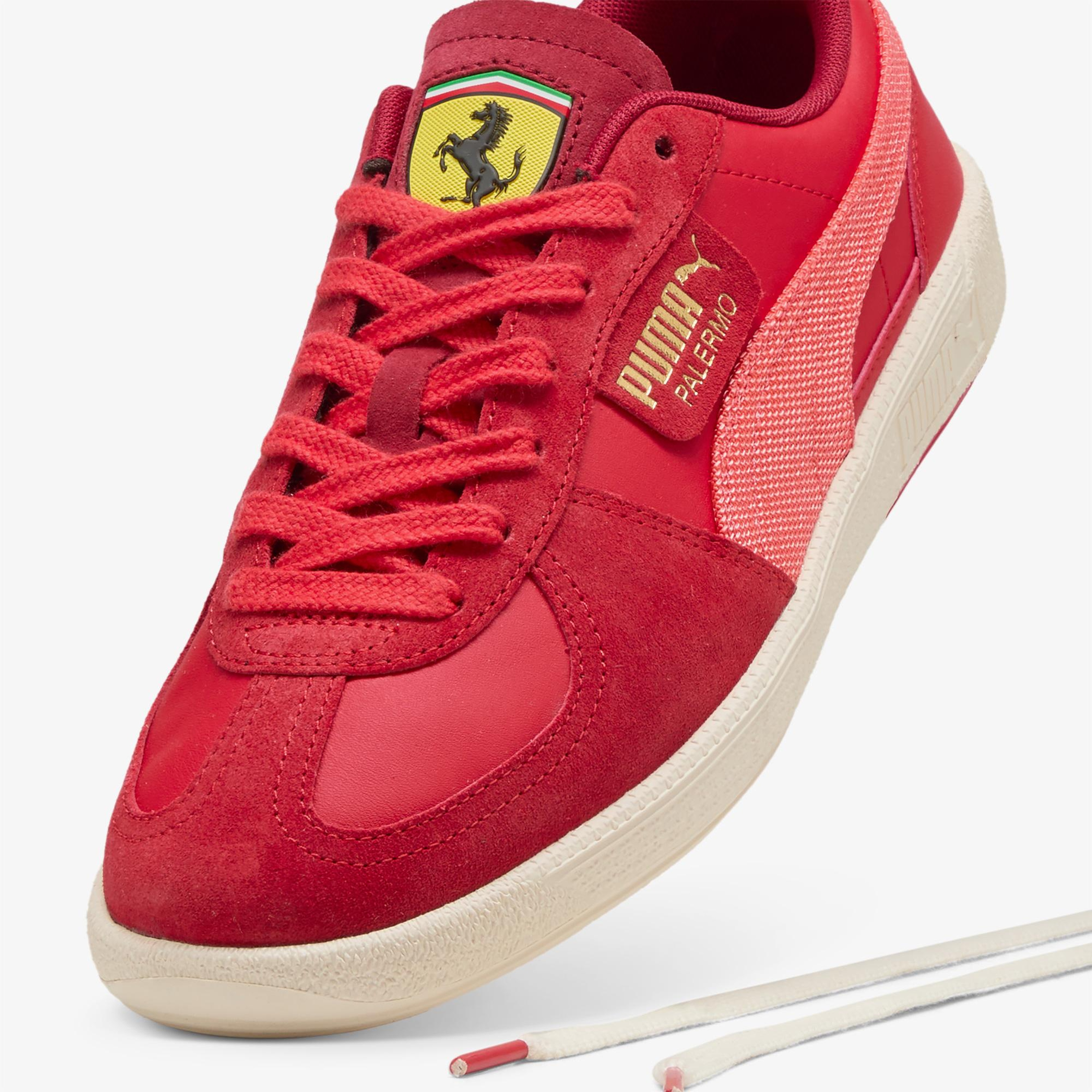 Puma Ferrari Palermo Erkek Kırmızı Spor Ayakkabı