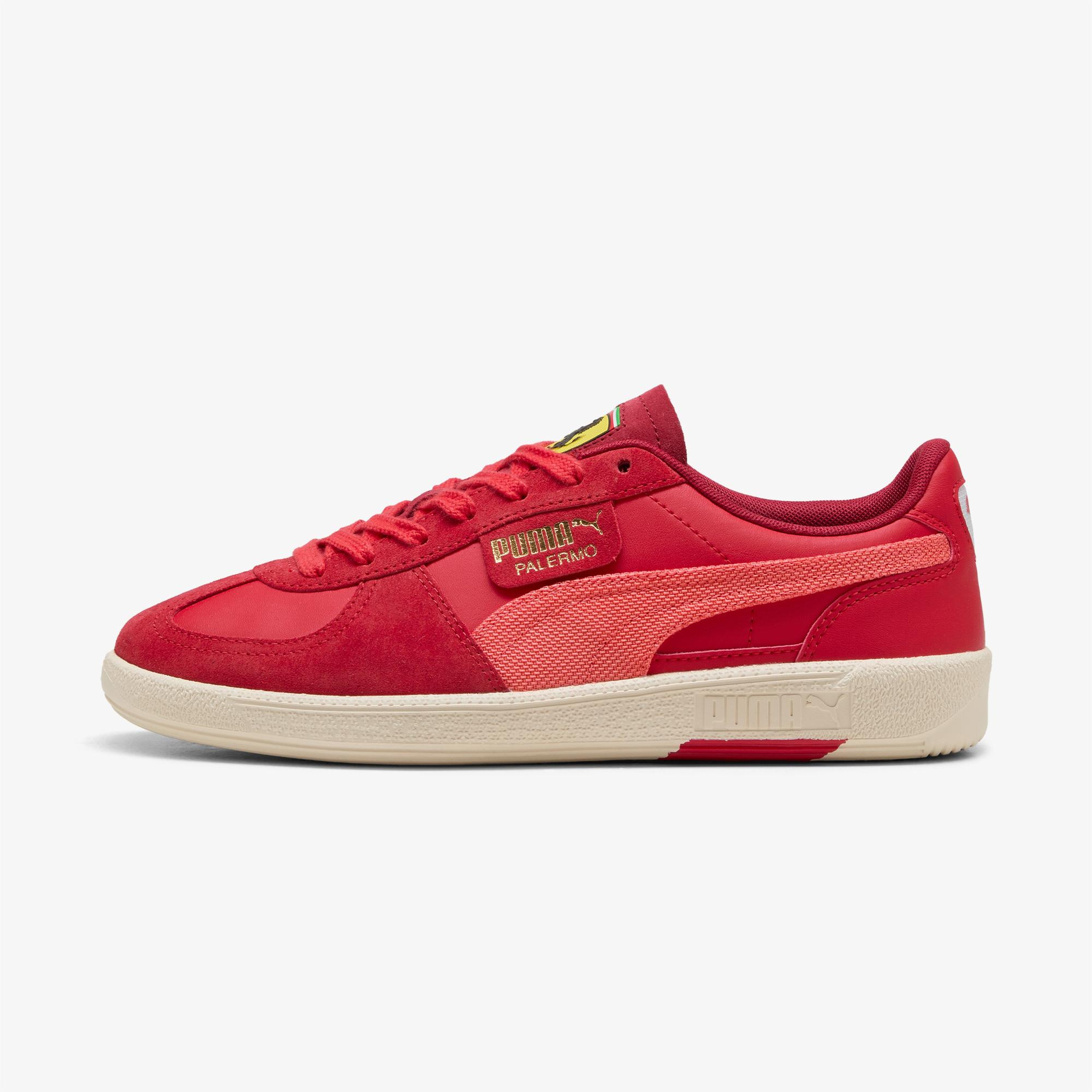 Puma Ferrari Palermo Erkek Kırmızı Spor Ayakkabı