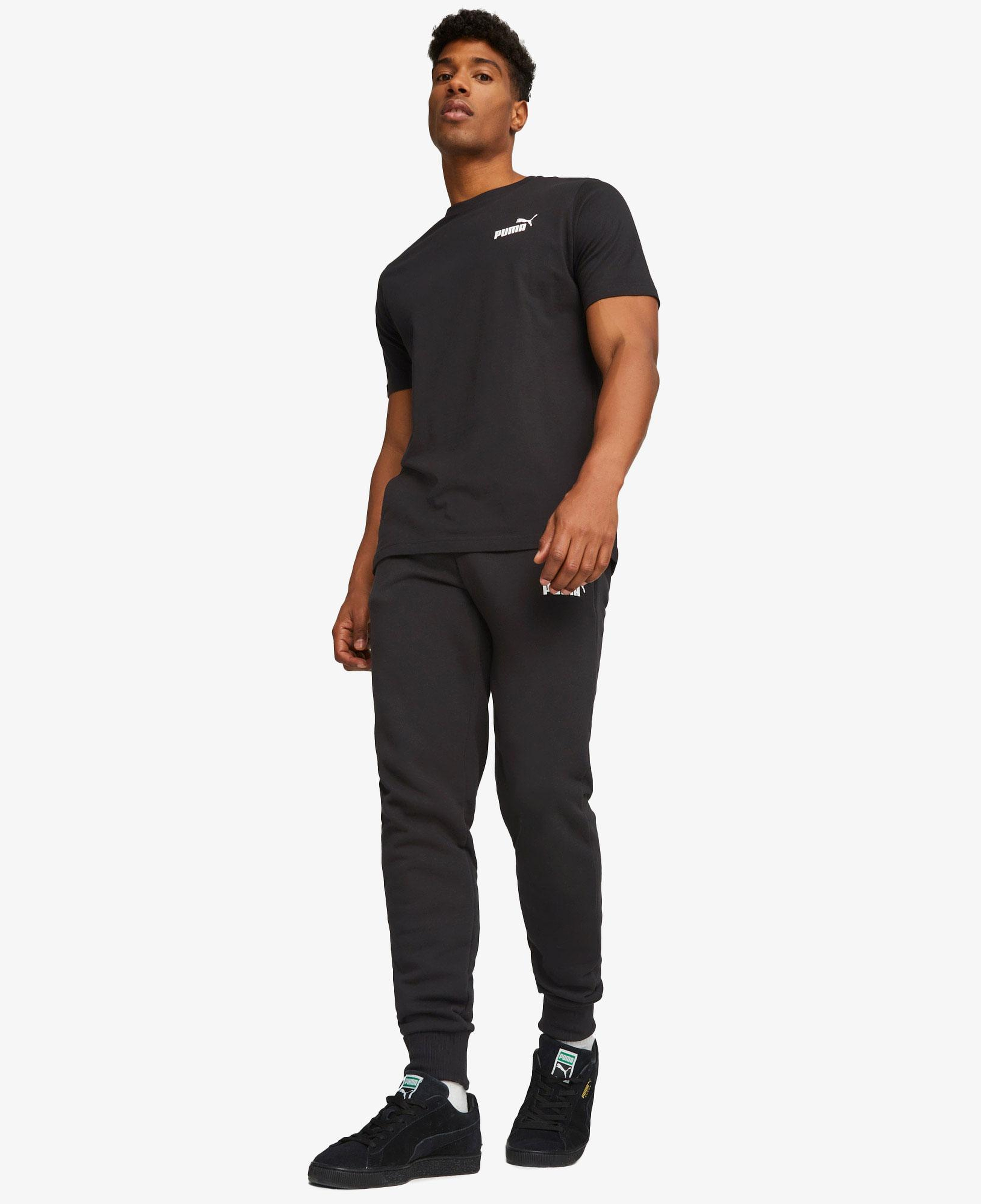 Puma Essentials Small Logo Erkek Siyah T-Shirt