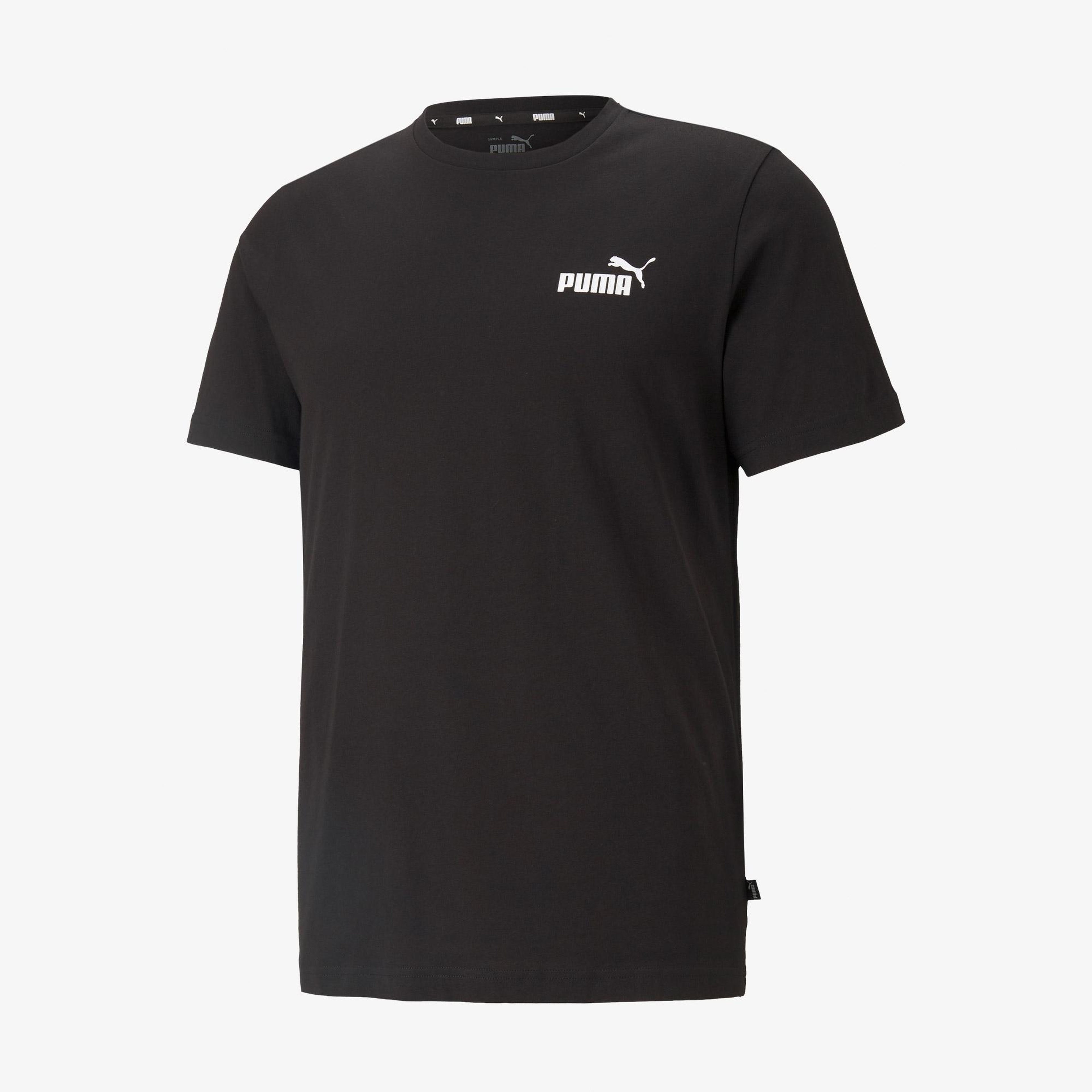 Puma Essentials Small Logo Erkek Siyah T-Shirt