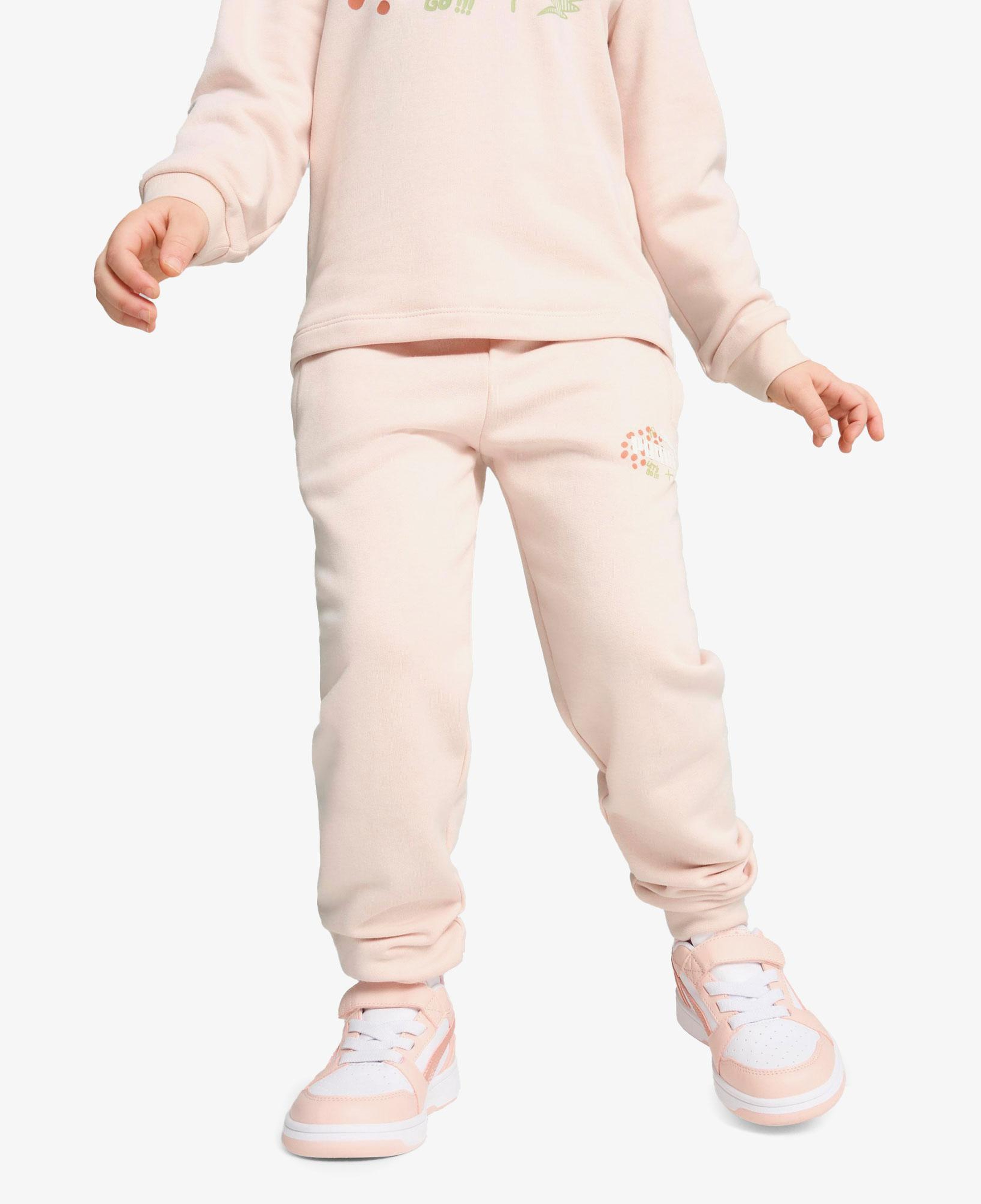 Puma Ess+ FC Çocuk Pembe Eşofman Altı