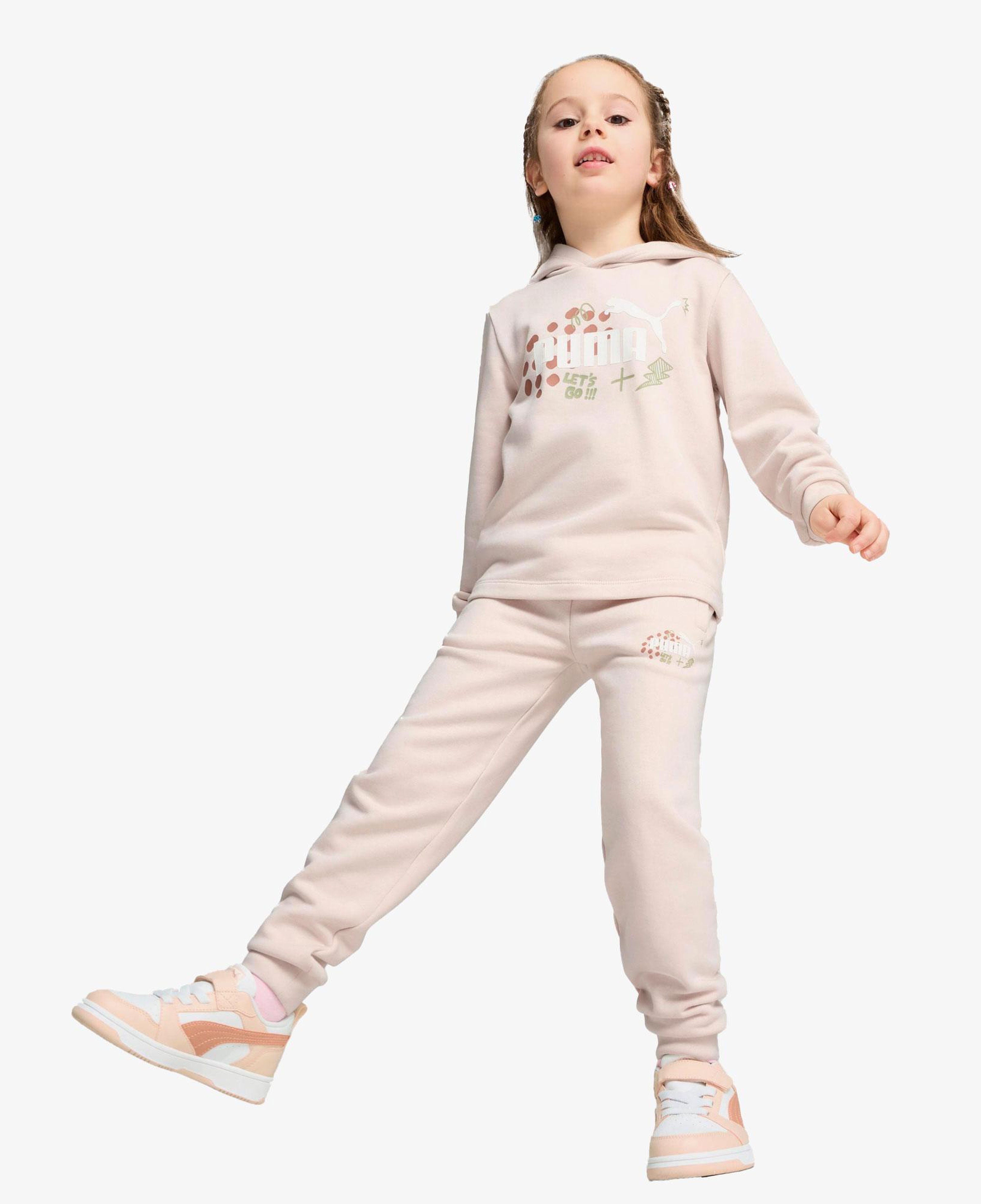 Puma Ess+ FC Çocuk Pembe Eşofman Altı
